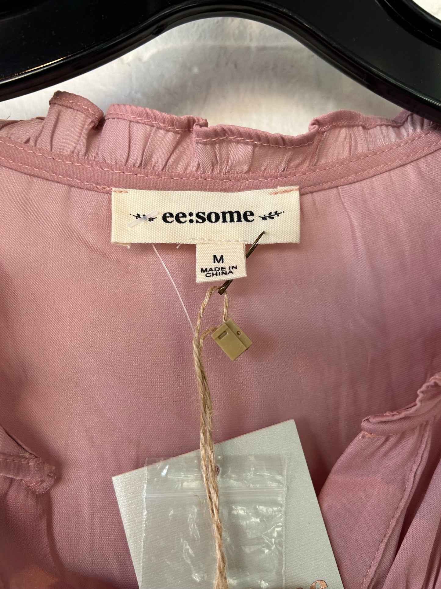 Top Long Sleeve By Eesome In Pink, Size: M