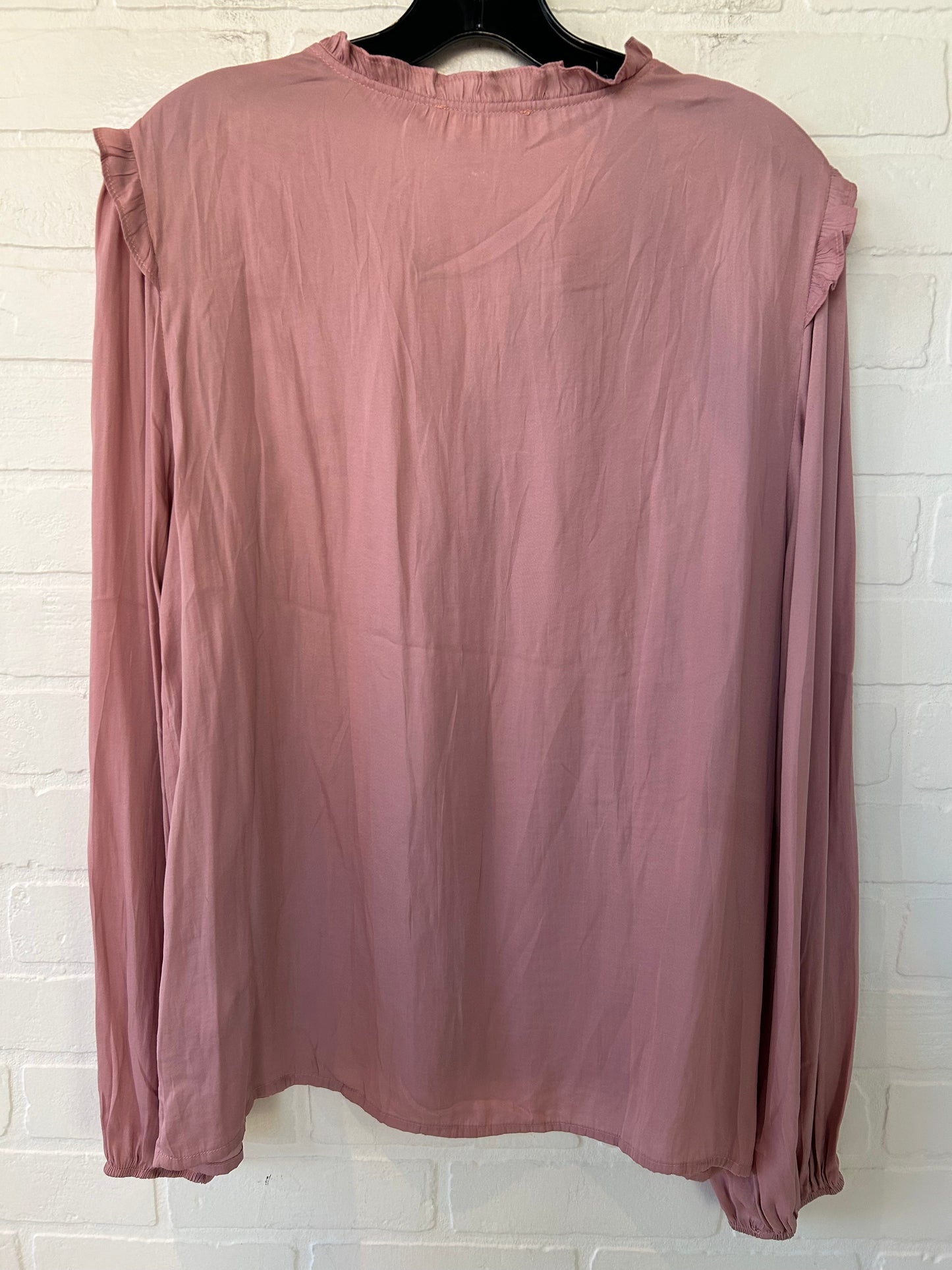 Top Long Sleeve By Eesome In Pink, Size: M