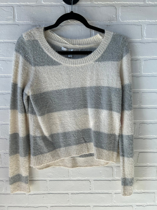 Sweater By Lc Lauren Conrad In Cream & Grey, Size: S