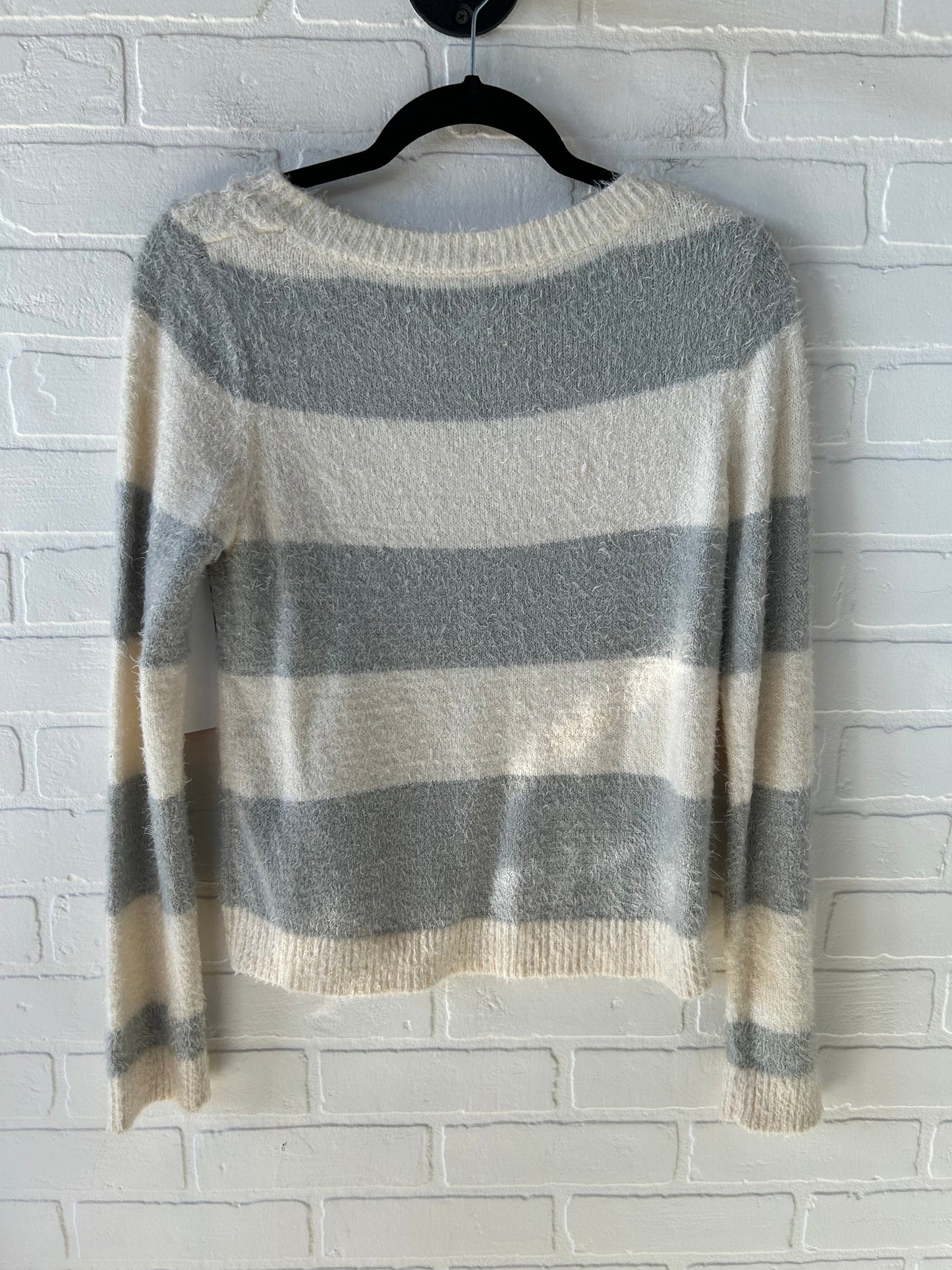 Sweater By Lc Lauren Conrad In Cream & Grey, Size: S