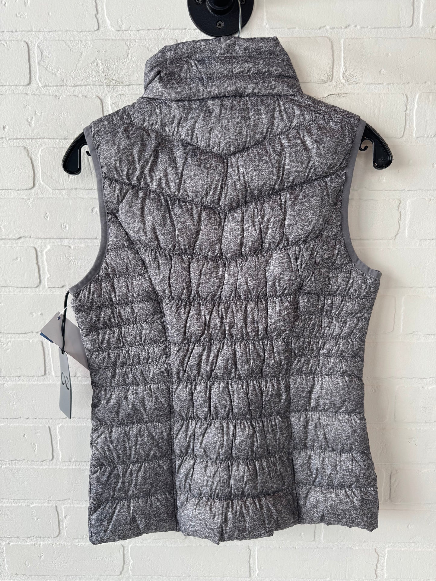 Vest Puffer & Quilted By Blanc Noir In Grey, Size: Xs