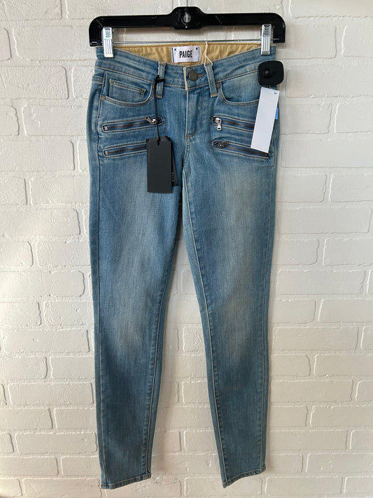 Jeans Skinny By Paige In Blue Denim, Size: 0