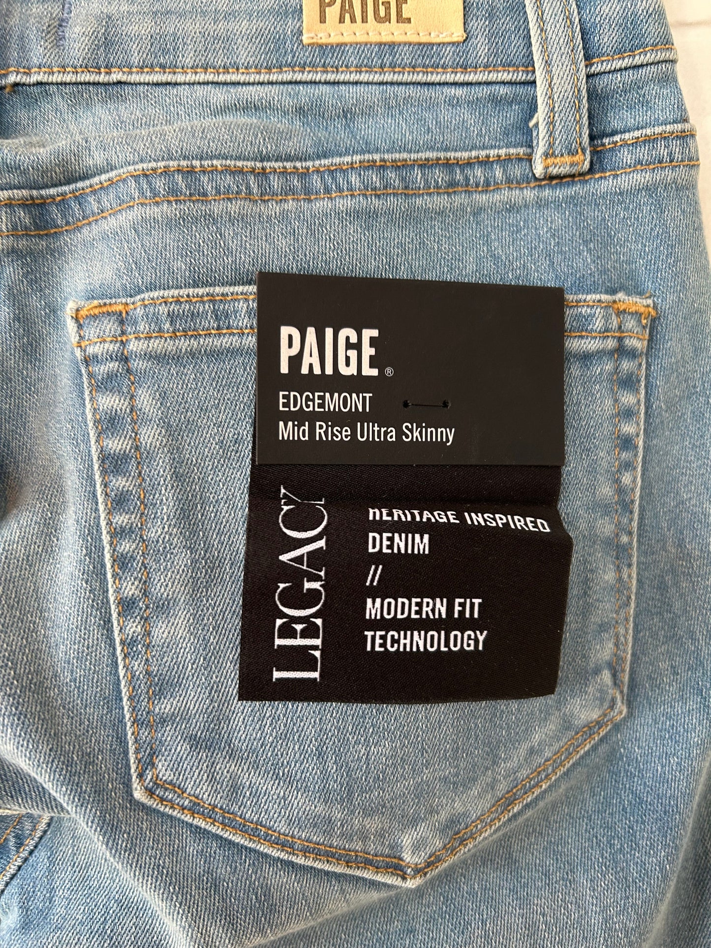 Jeans Skinny By Paige In Blue Denim, Size: 0