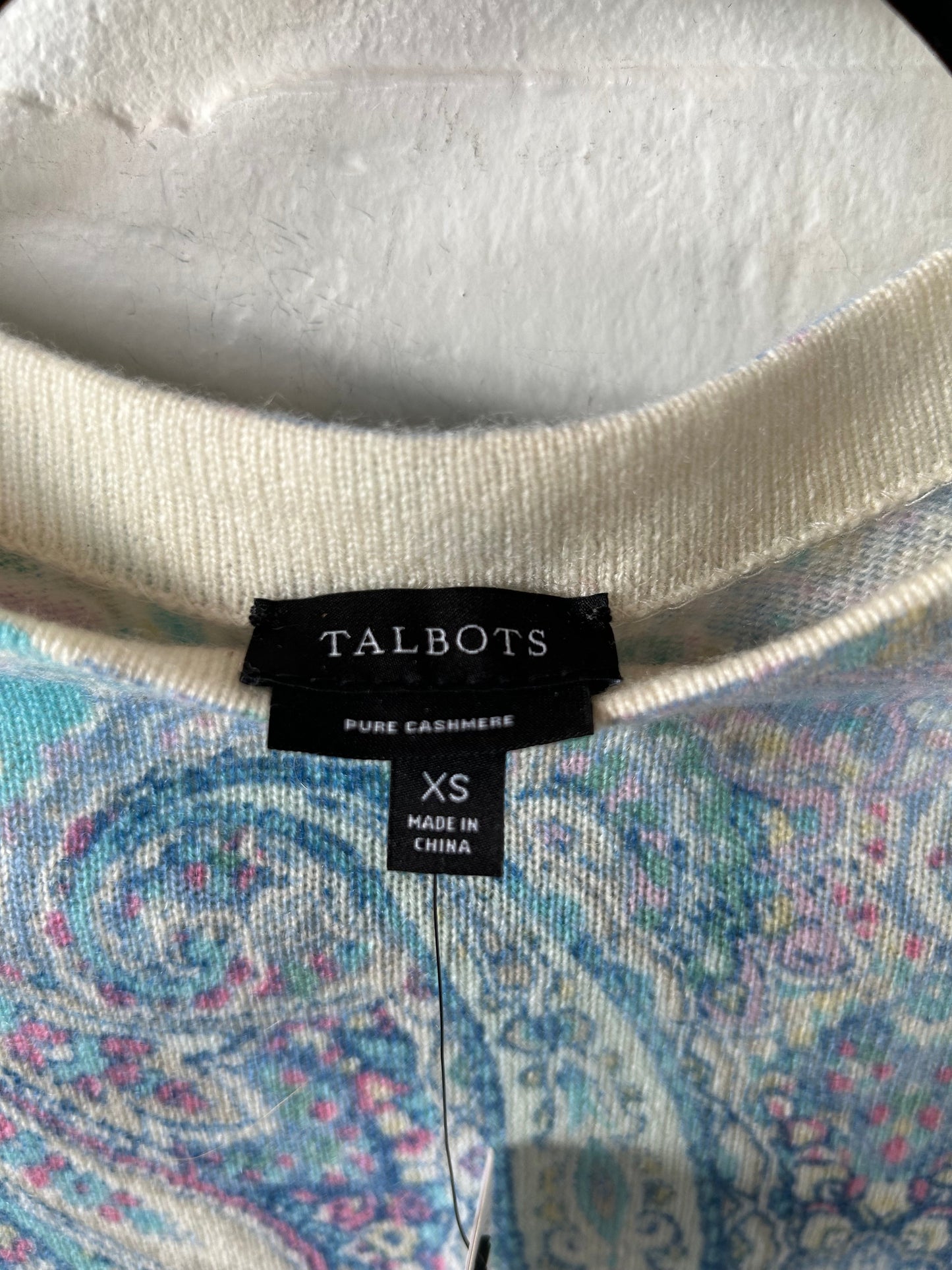 Sweater Cashmere By Talbots In Blue, Size: Xs