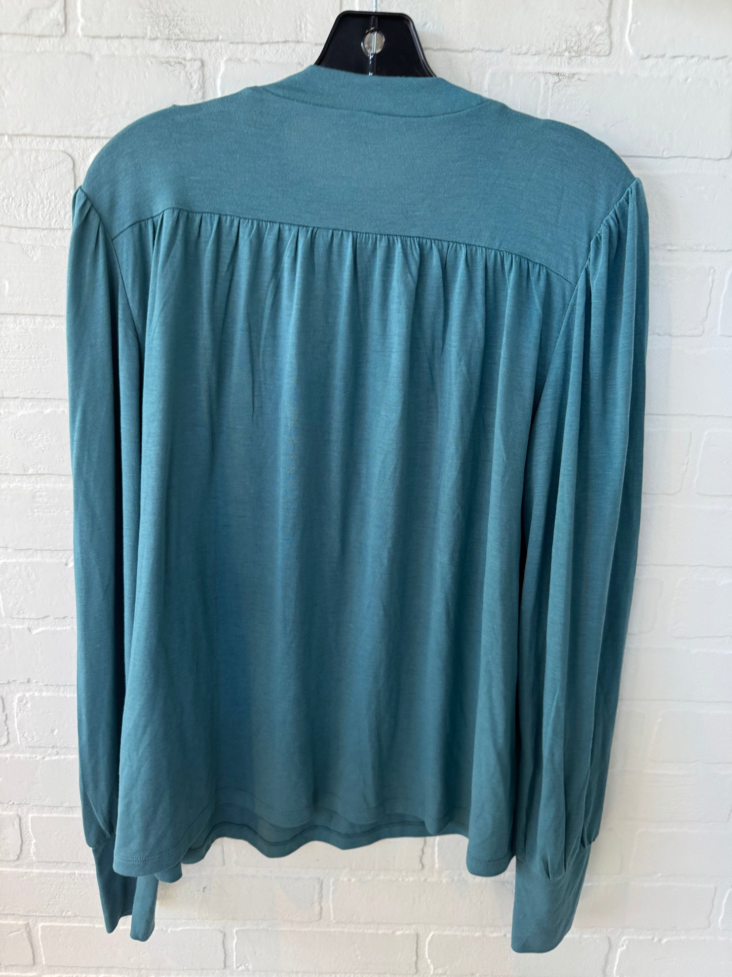 Top Long Sleeve By Ann Taylor In Blue, Size: L