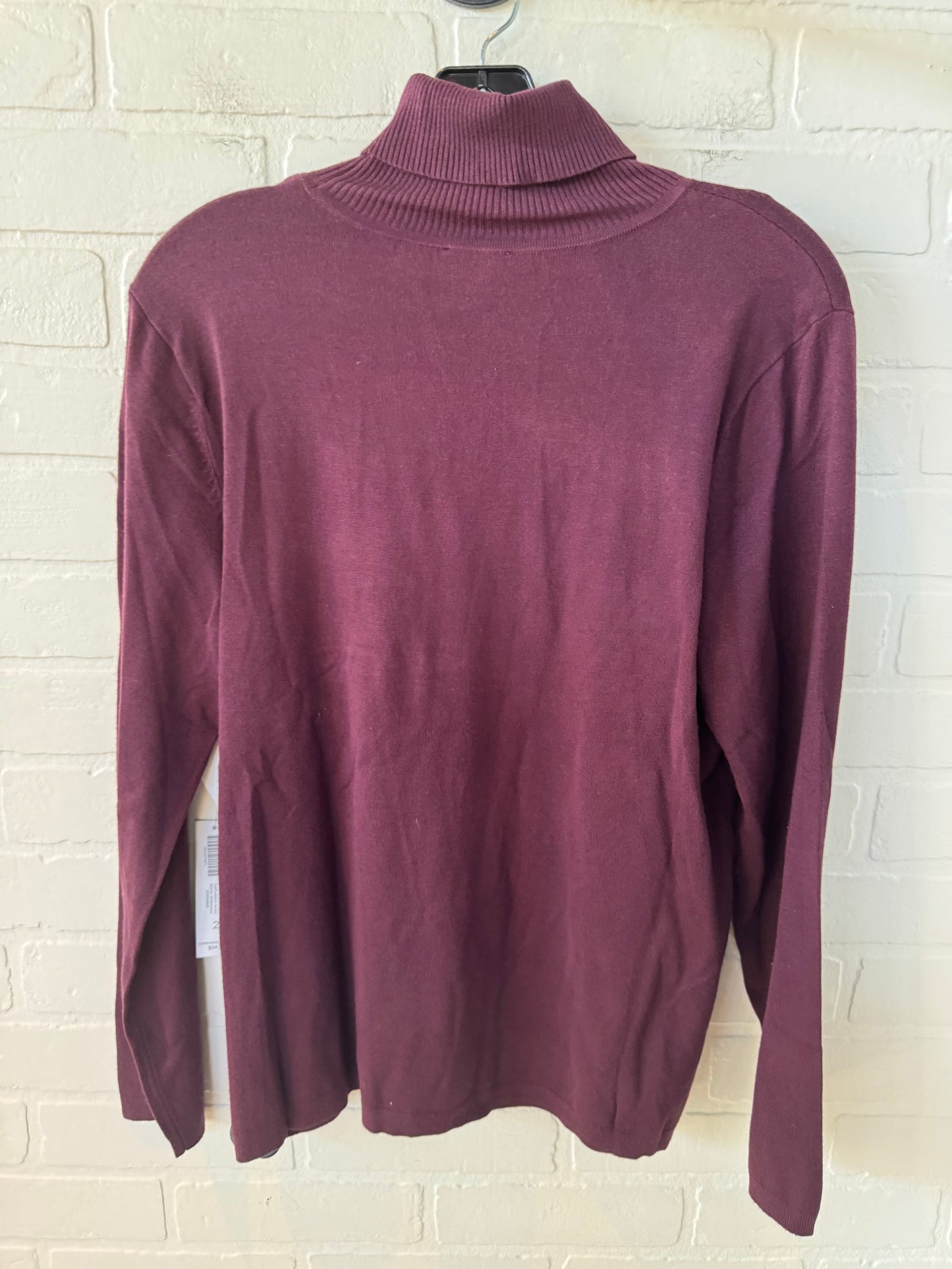 Sweater By Chicos In Purple, Size: L