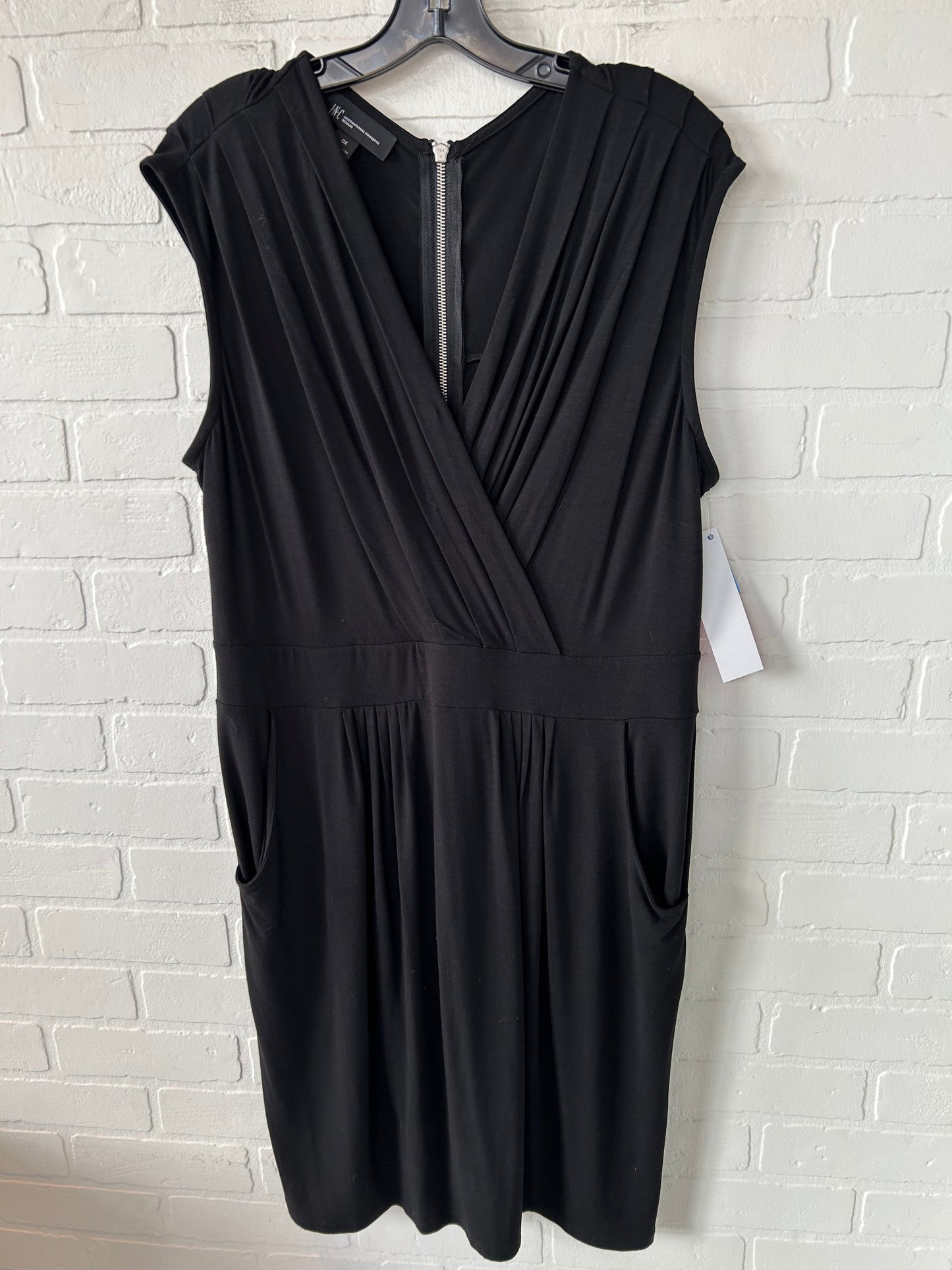 Dress Casual Midi By Inc In Black, Size: Xl