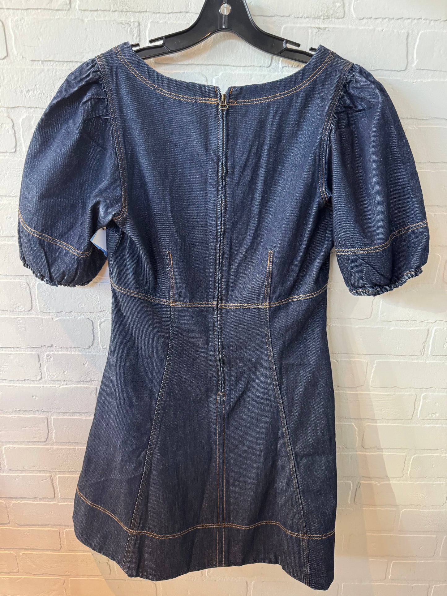 Dress Casual Short By Loft In Blue Denim, Size: S