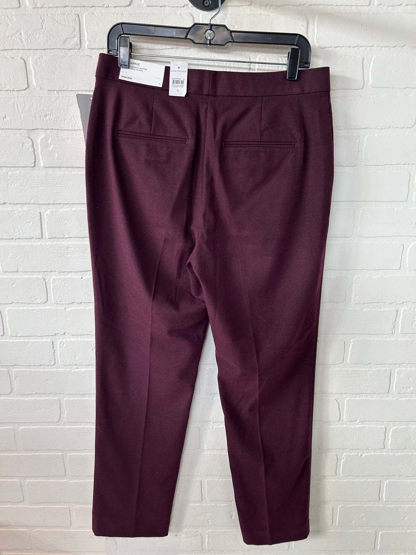 Pants Dress By Ann Taylor In Purple, Size: 8