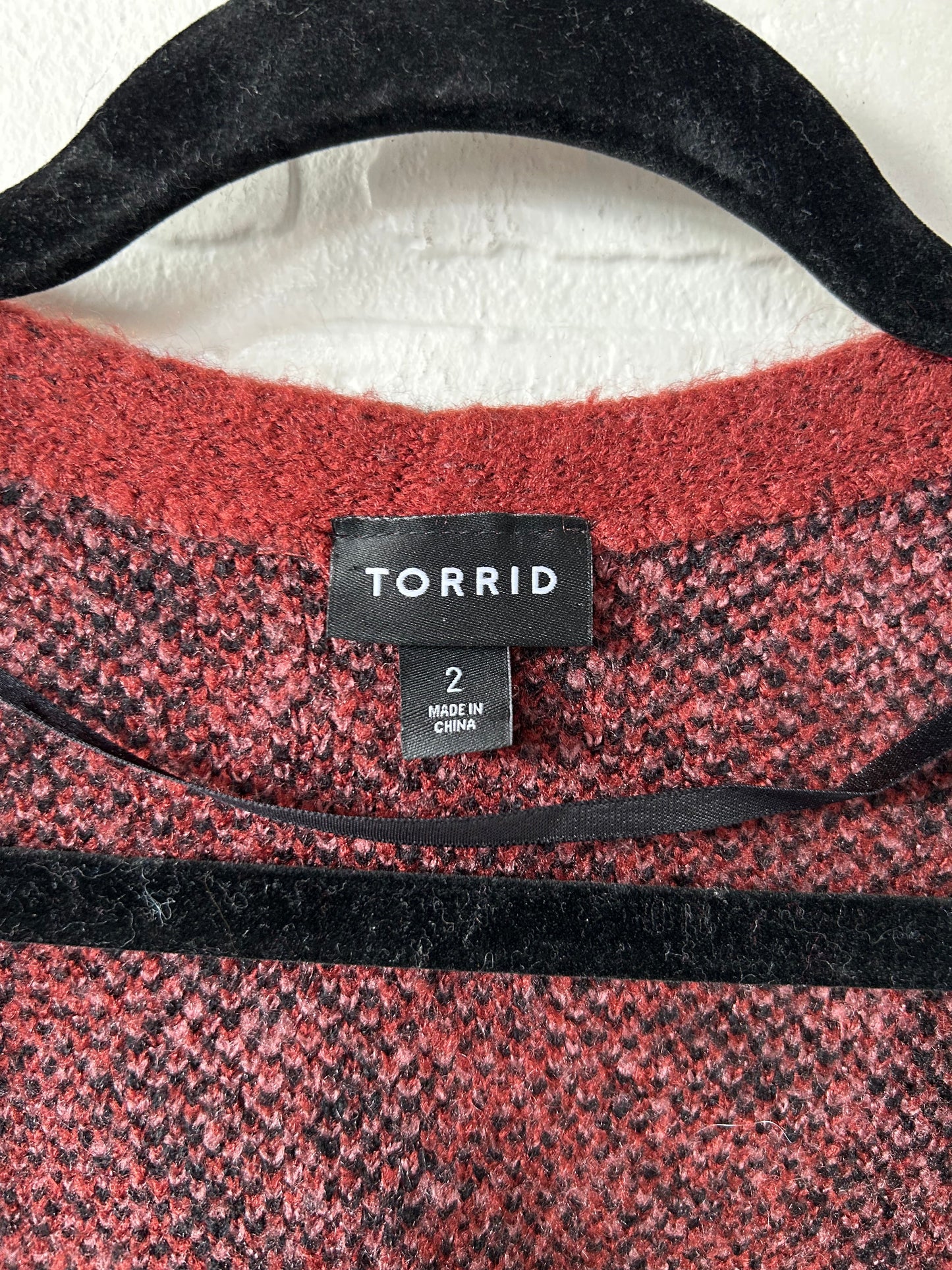 Sweater Cardigan By Torrid In Animal Print, Size: 2x