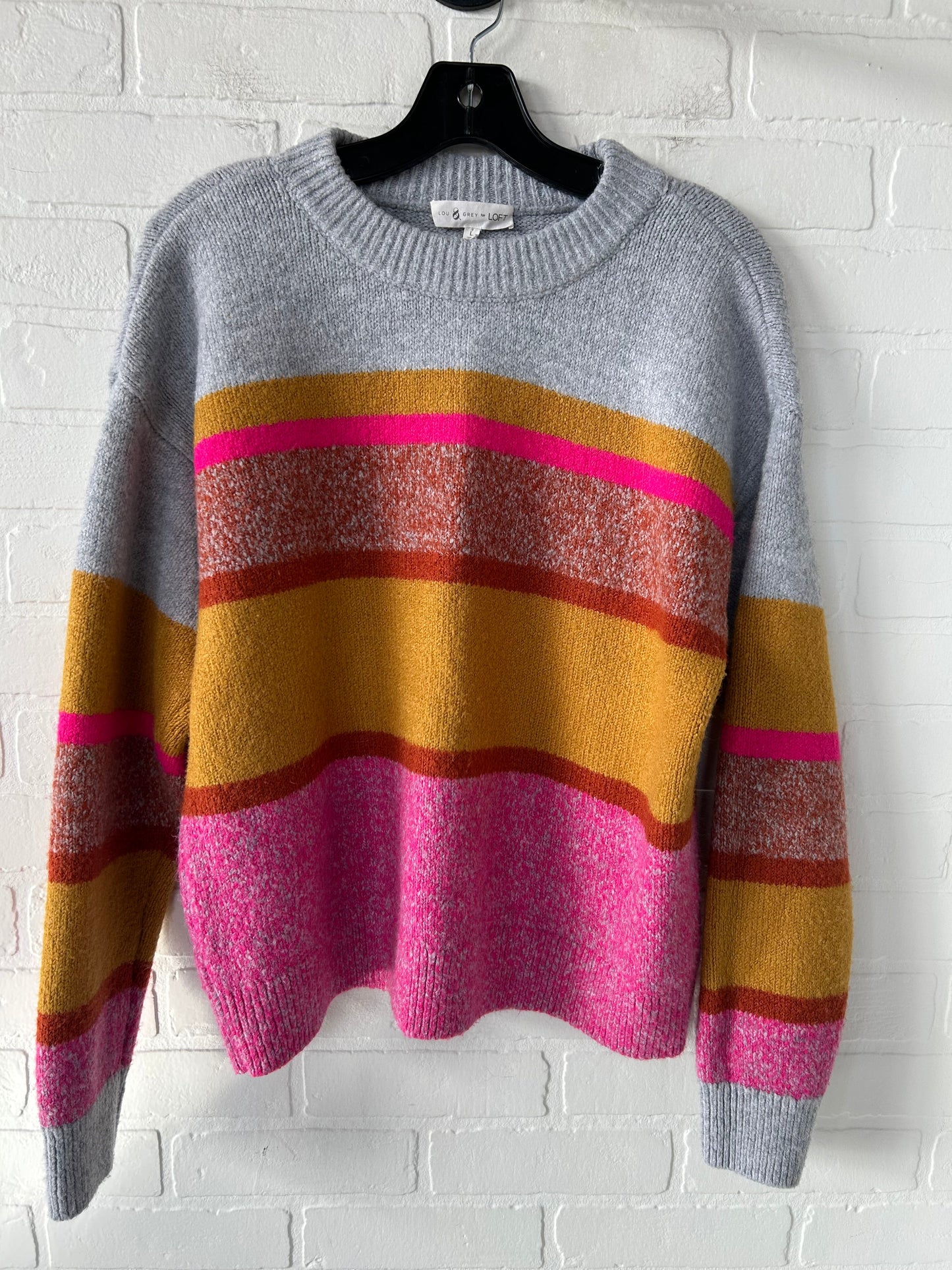 Sweater By Lou And Grey In Striped Pattern, Size: L