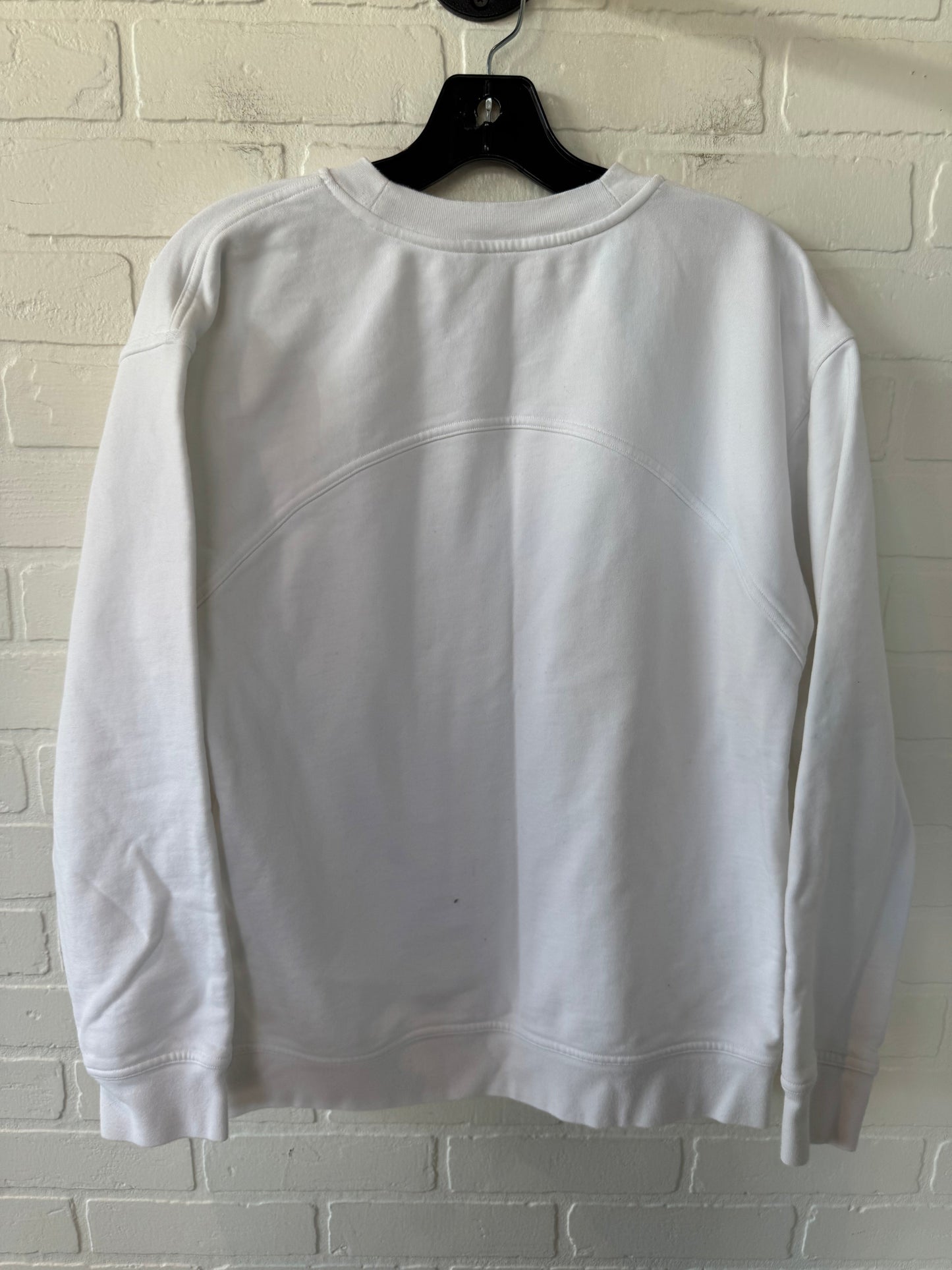 Athletic Sweatshirt Crewneck By Lululemon In White, Size: S