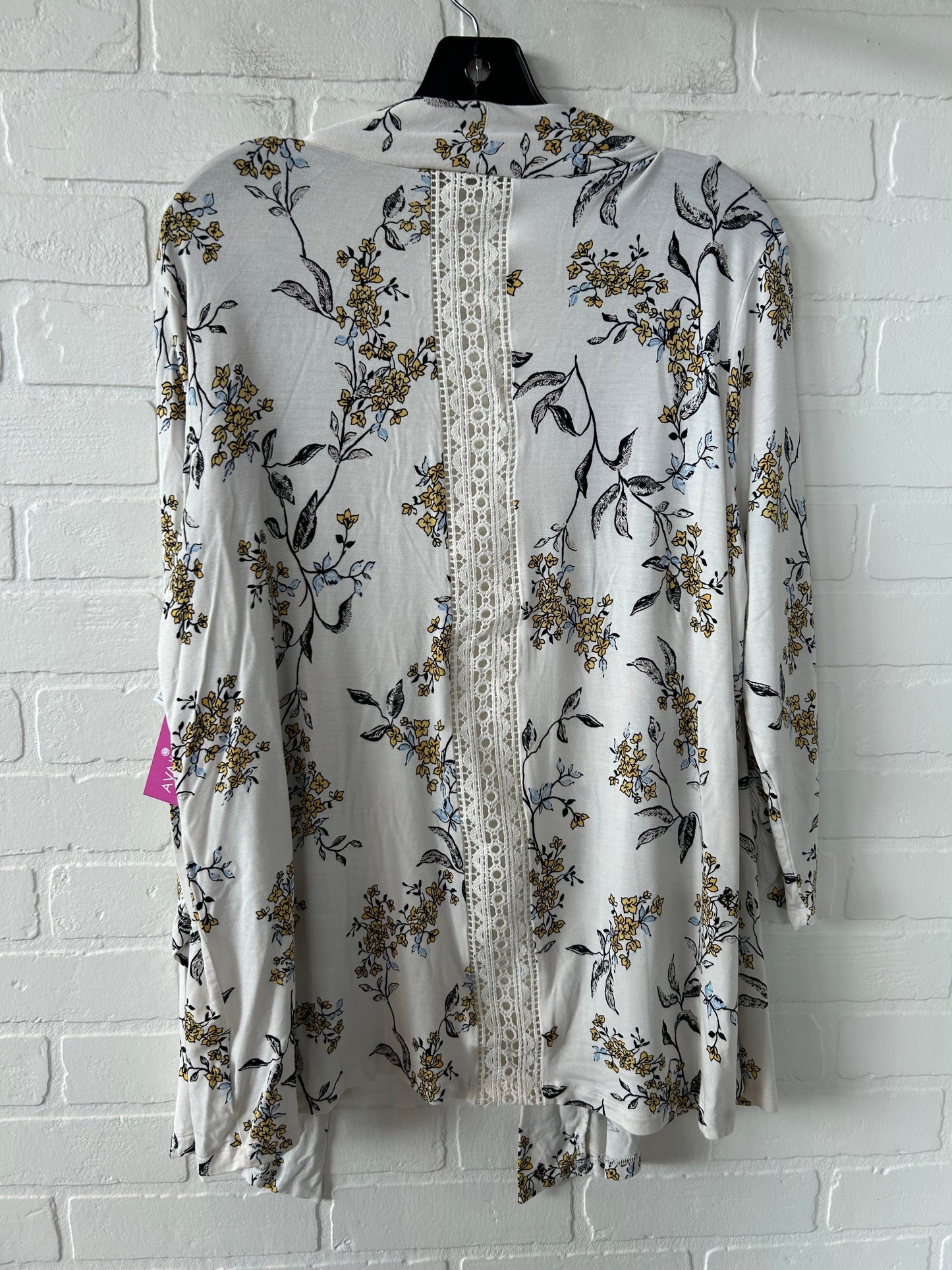 Cardigan By Maurices In Floral Print, Size: Xl