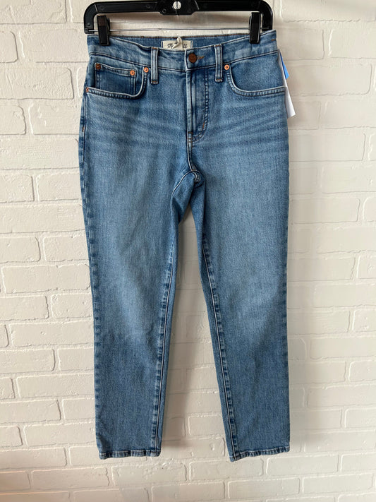 Jeans Straight By Madewell In Blue Denim, Size: 2