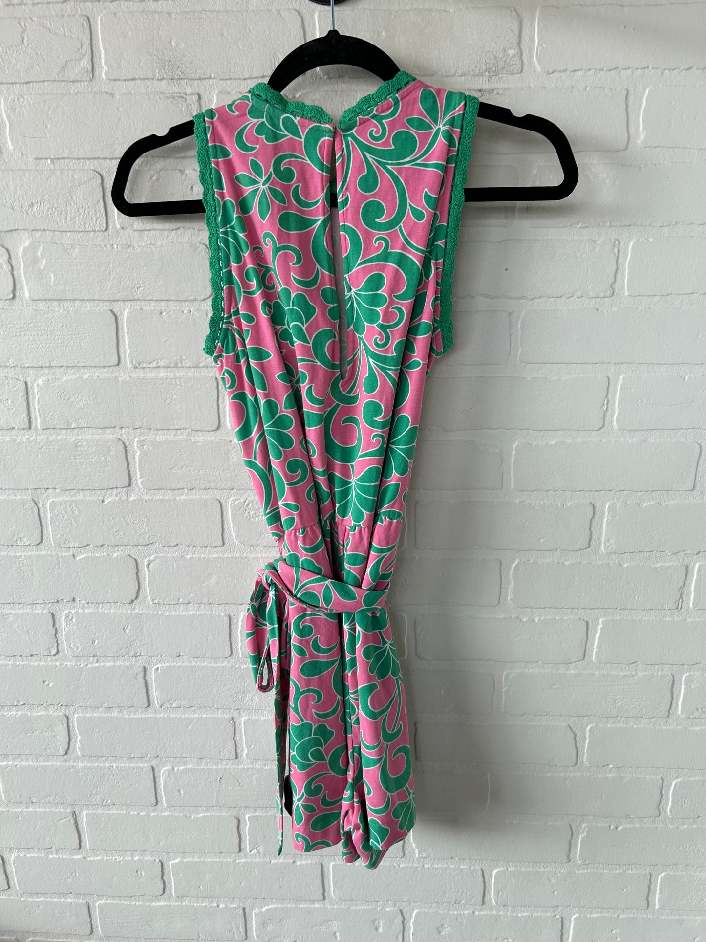 Romper By Boden In Green & Pink, Size: Sp