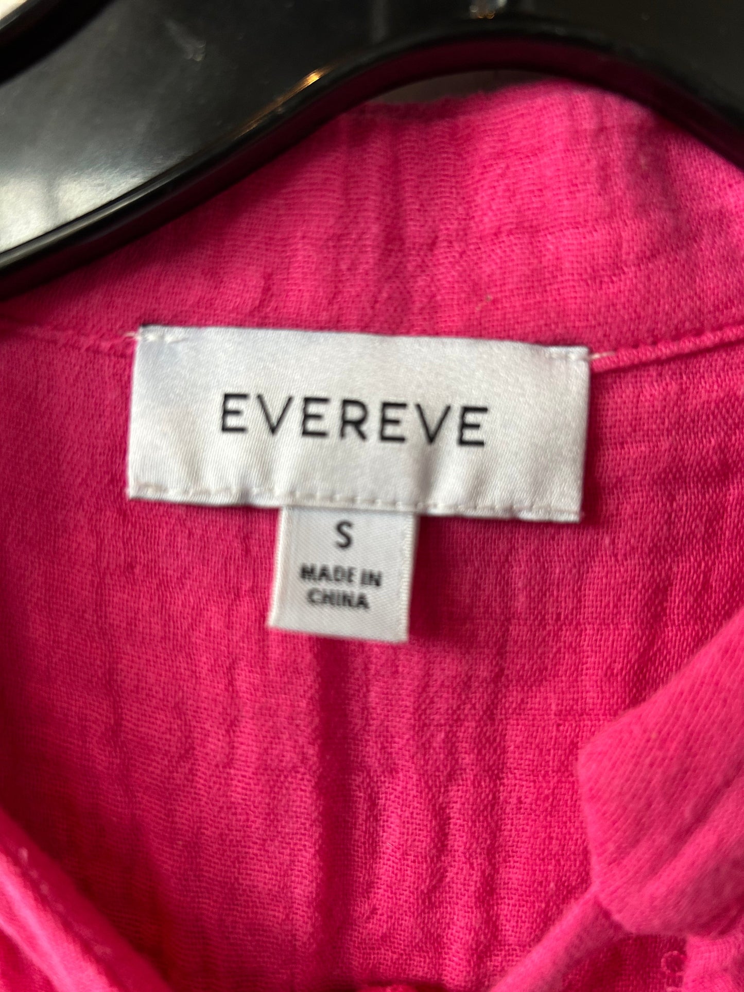 Top Long Sleeve By Evereve In Pink, Size: S