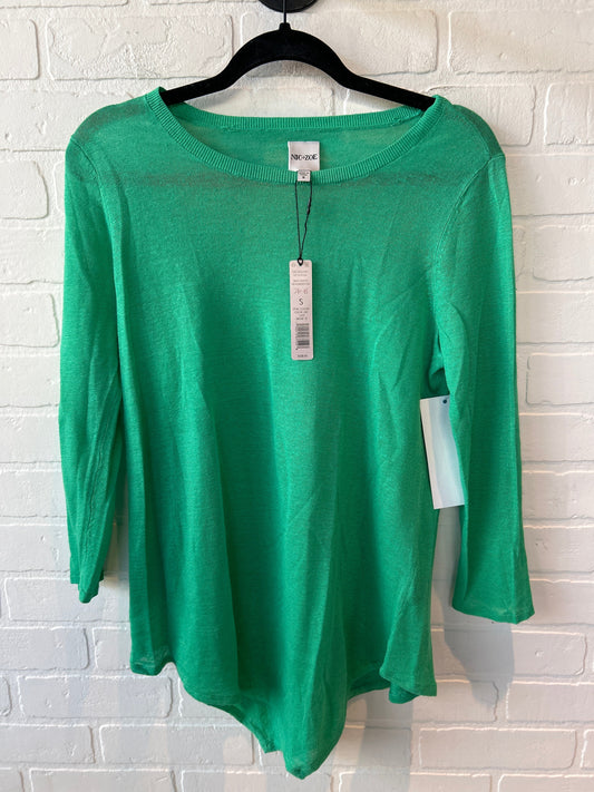 Sweater By Nic + Zoe In Green, Size: S