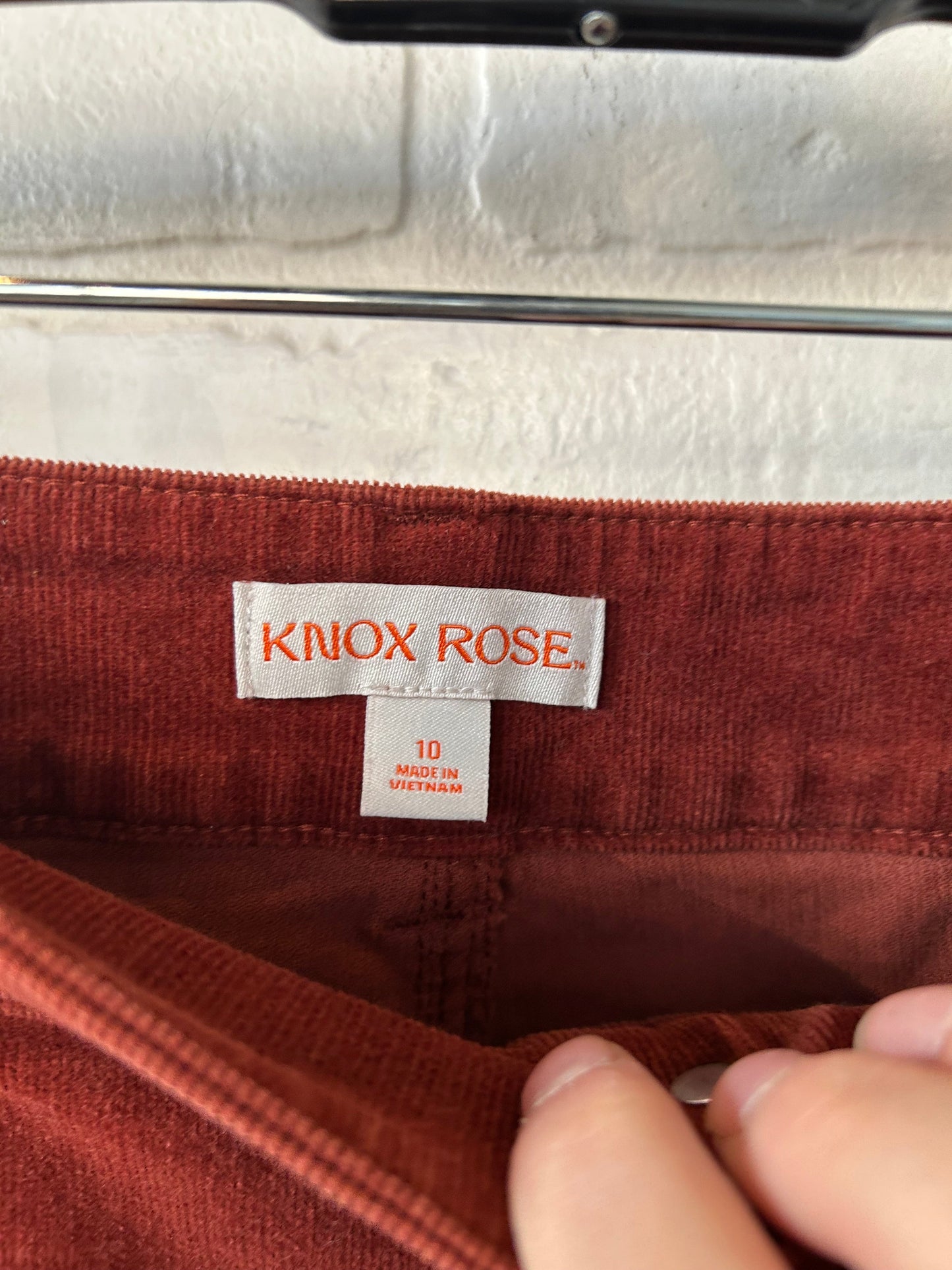 Pants Corduroy By Knox Rose In Orange, Size: 10