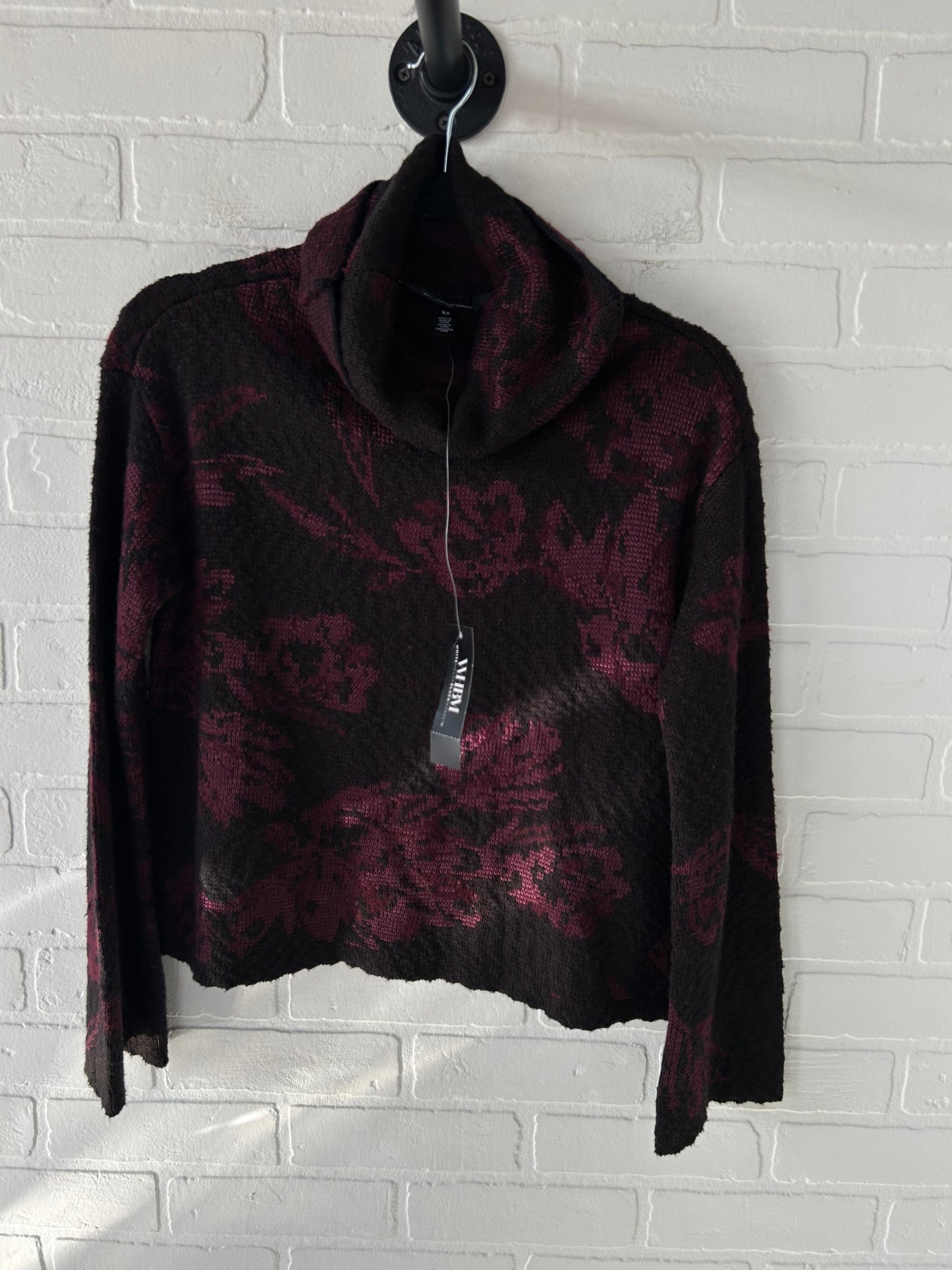 Sweater By White House Black Market In Black & Red, Size: Xs