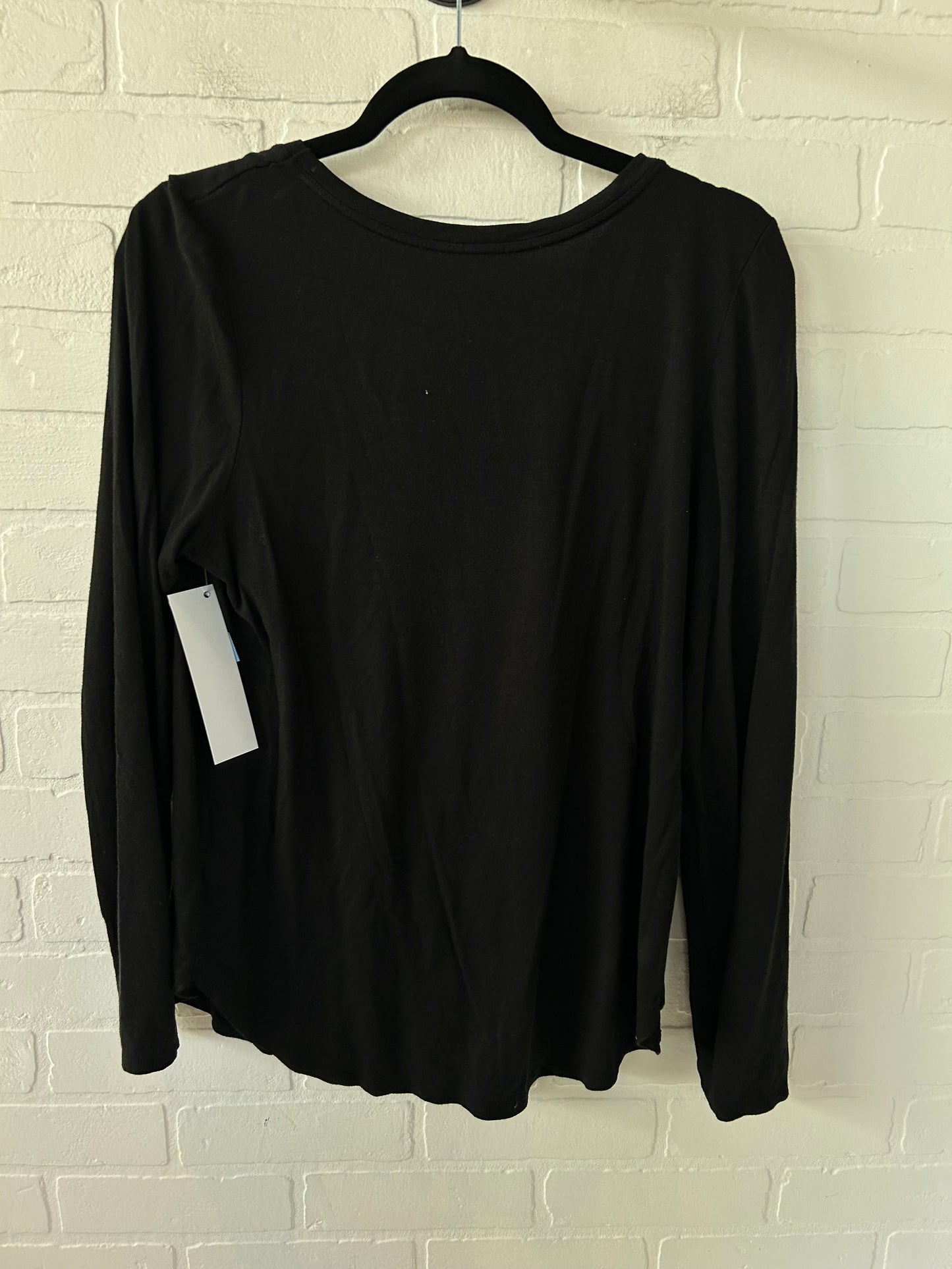 Top Long Sleeve Basic By Tahari By Arthur Levine In Black, Size: L