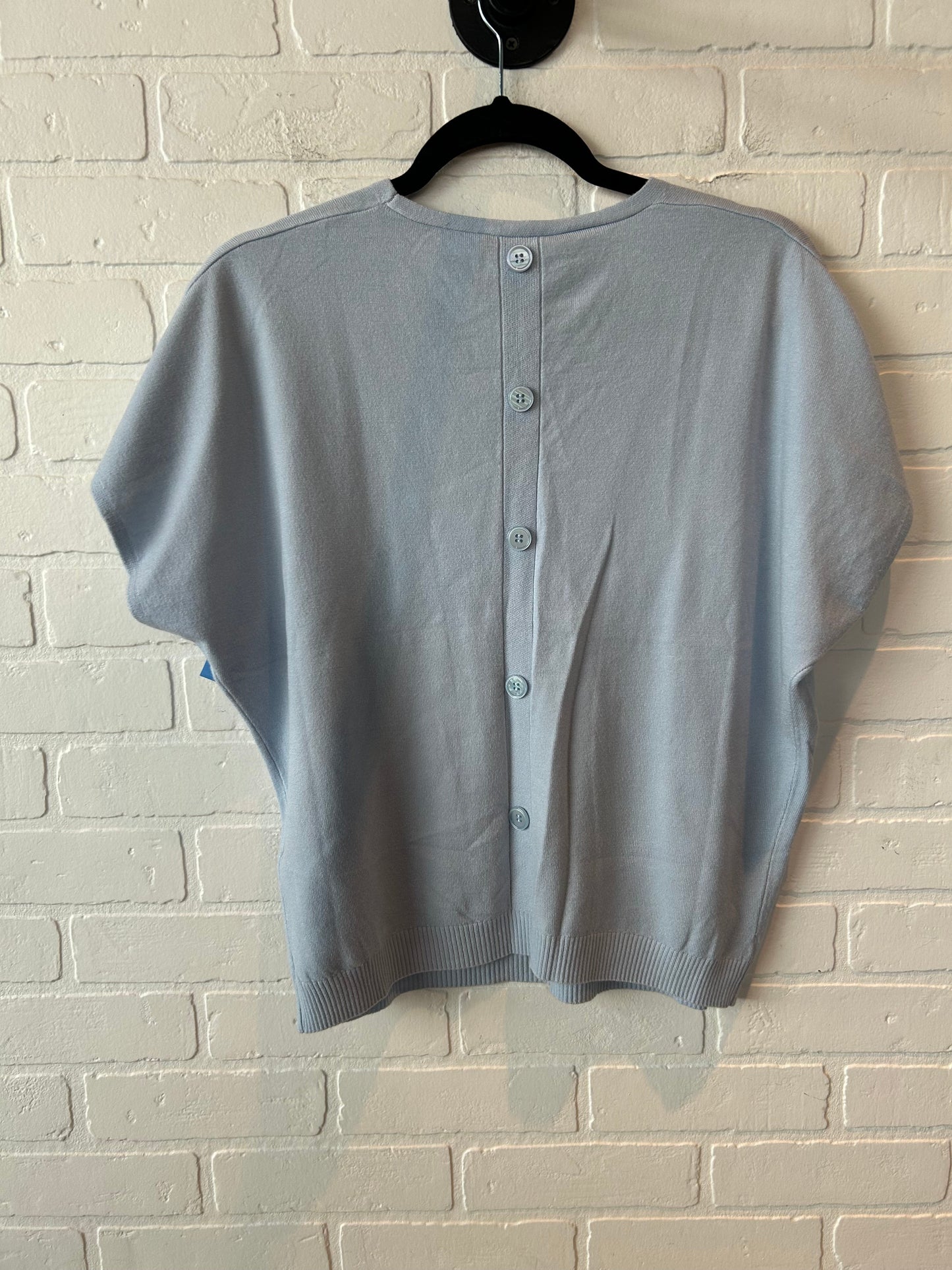 Sweater Short Sleeve By Vila Milano In Blue, Size: M