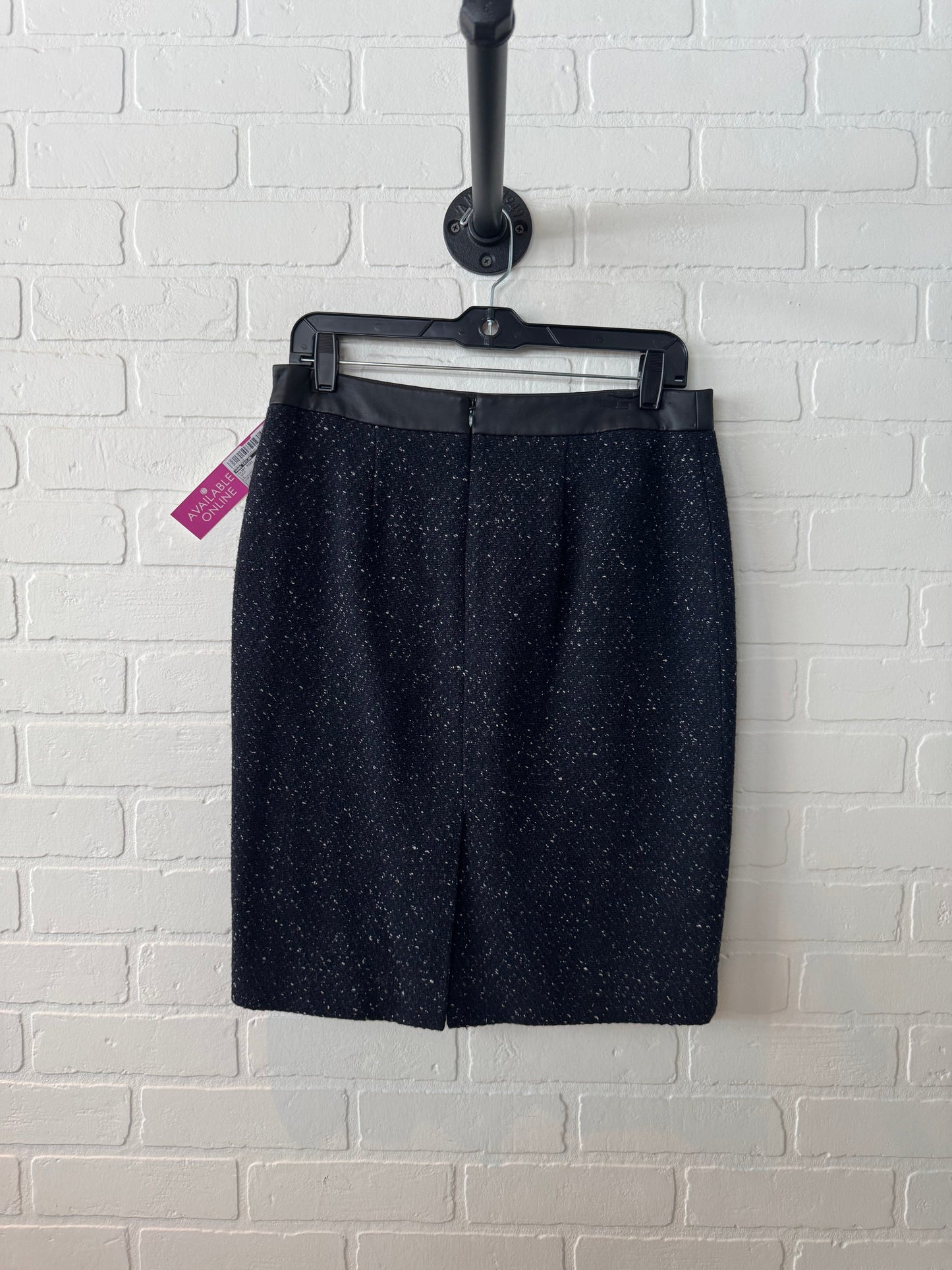 Skirt Midi By Ann Taylor In Navy, Size: 6