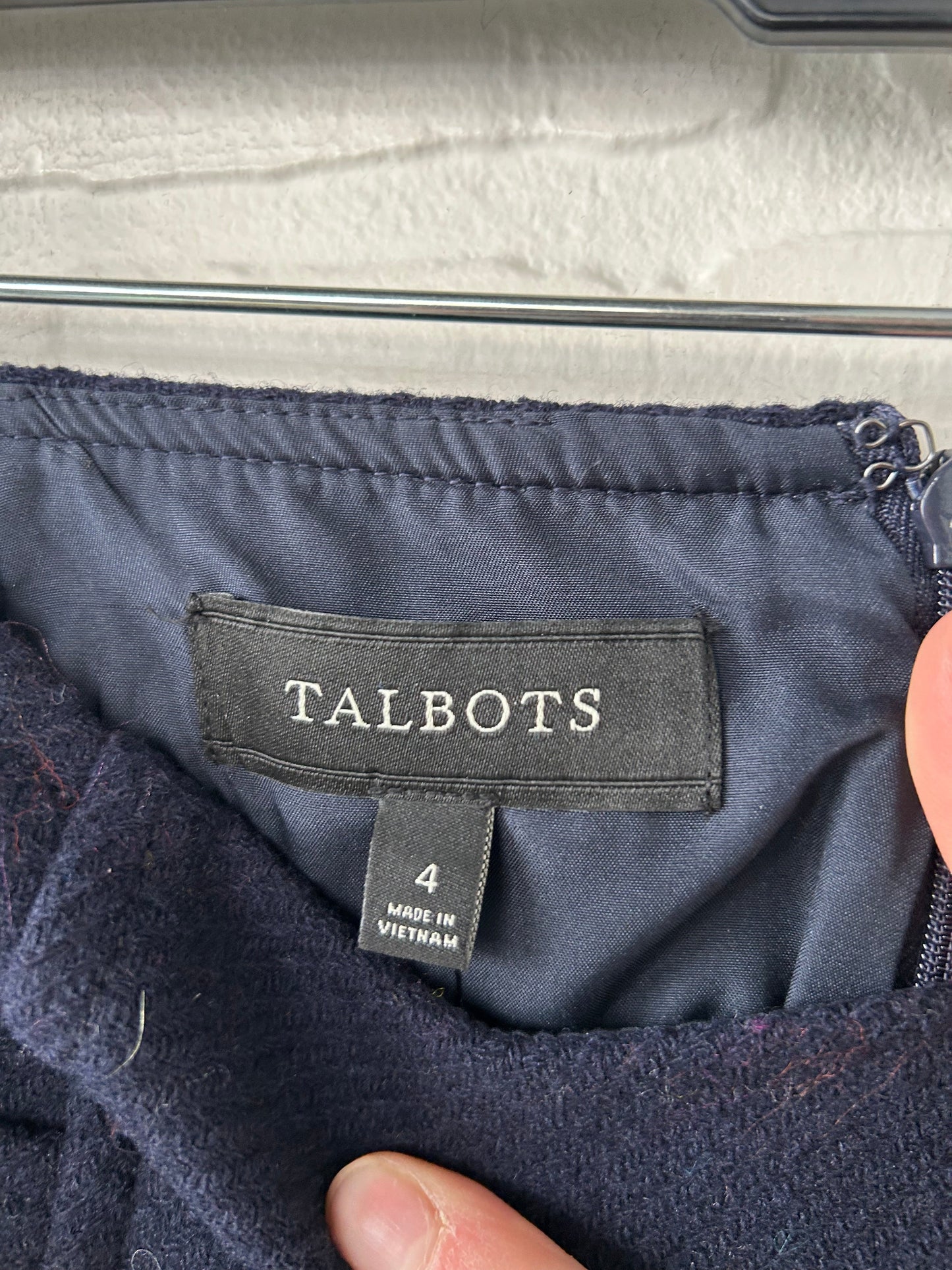 Skirt Mini & Short By Talbots In Navy, Size: 4