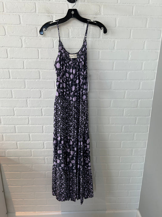 Dress Casual Midi By Universal Thread In Grey & Purple, Size: Xl