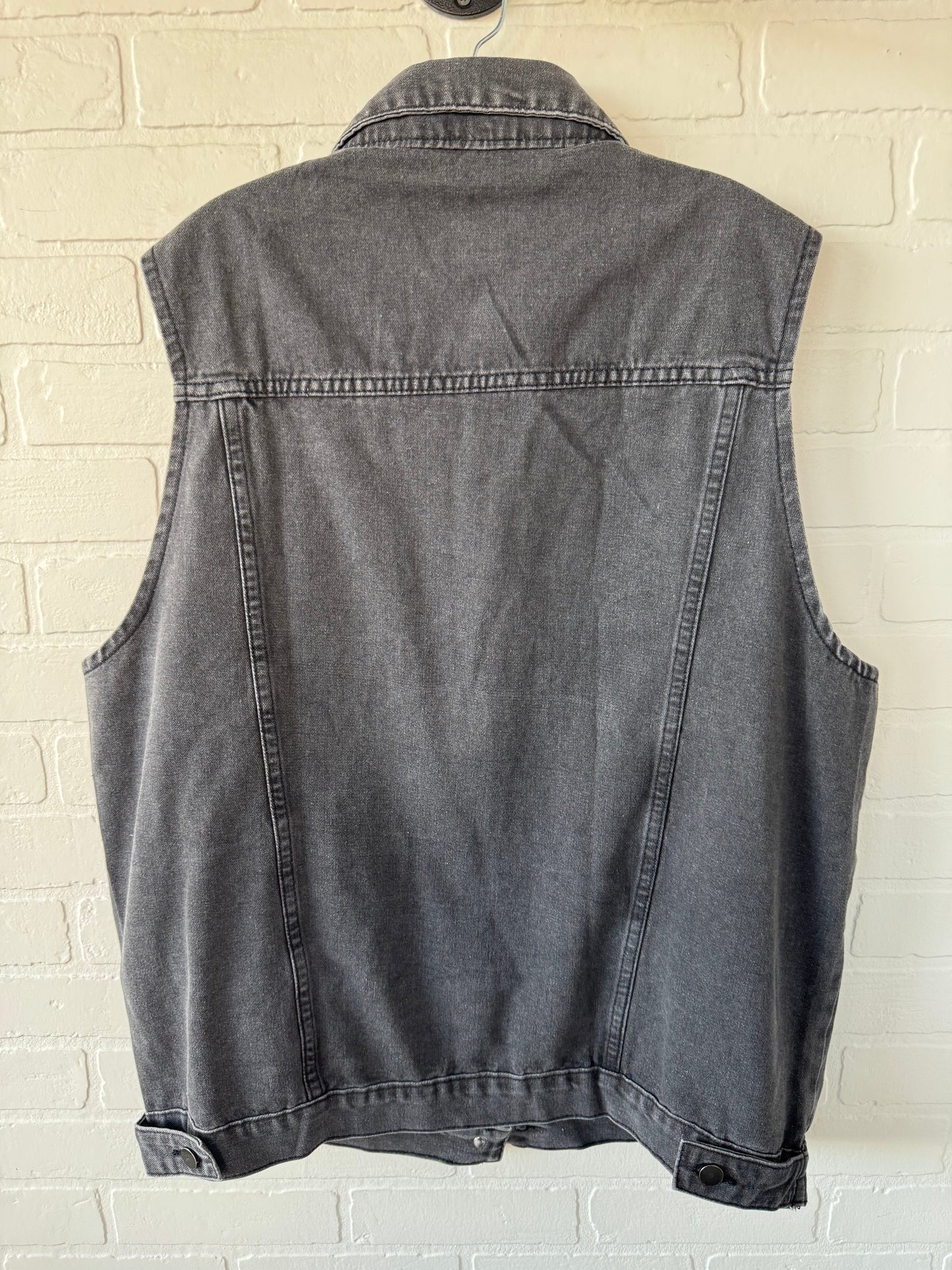 Vest Other By annva In Grey Denim, Size: M