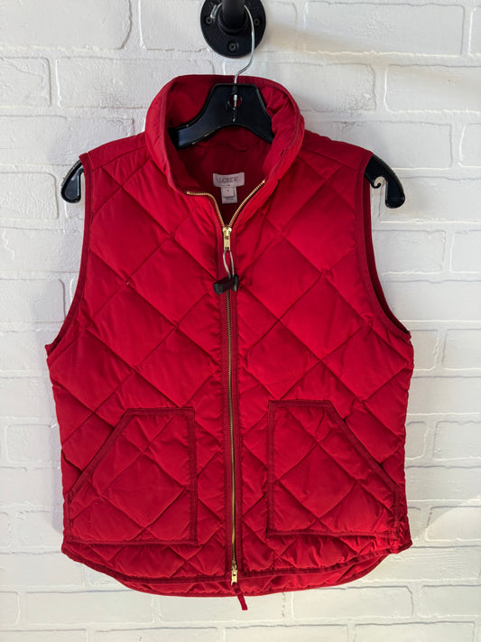 Vest Puffer & Quilted By J. Crew In Red, Size: S