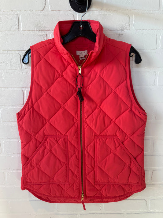 Vest Puffer & Quilted By J. Crew In Orange, Size: S