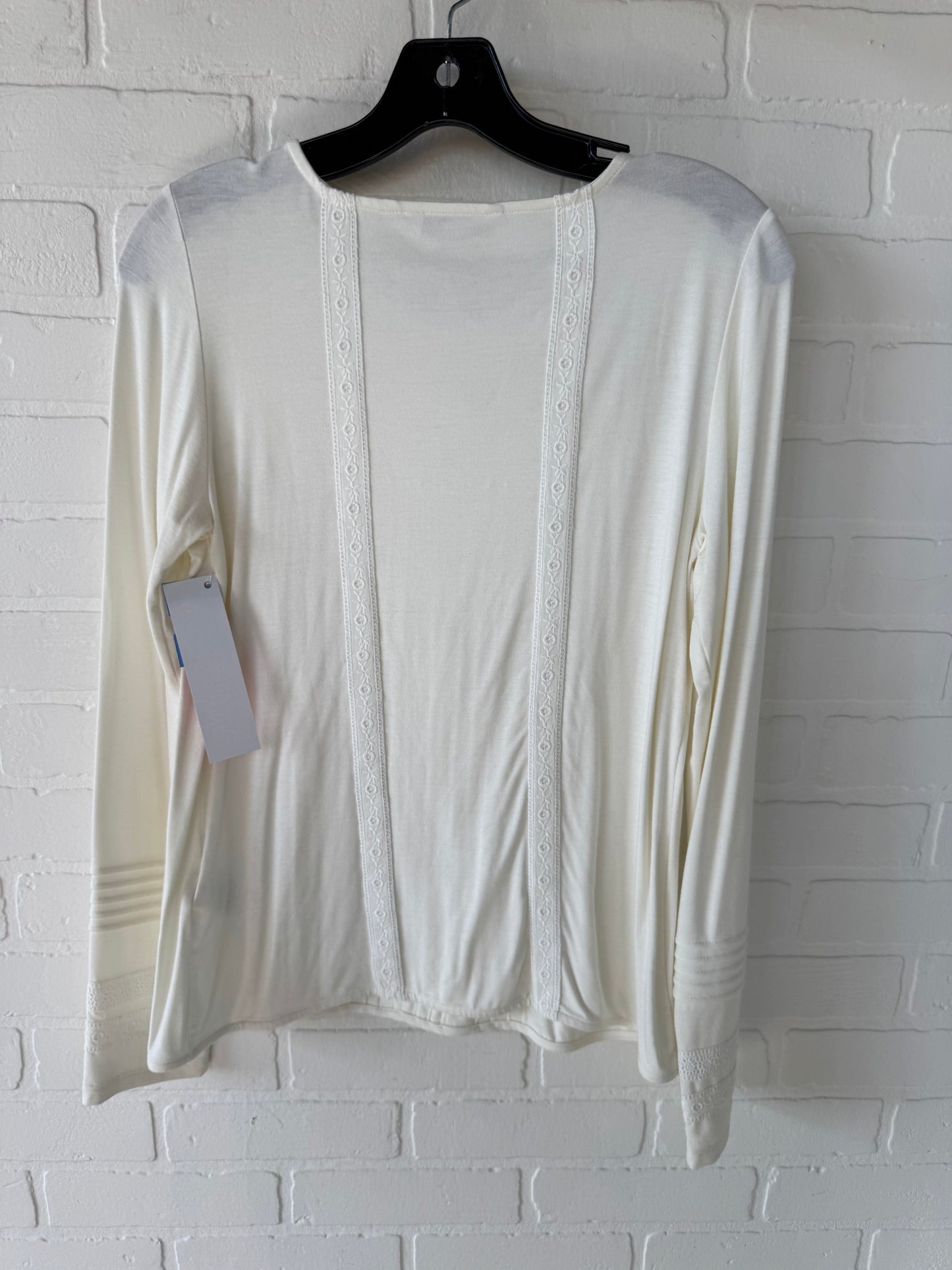 Top Long Sleeve By Boden In Cream, Size: Xs