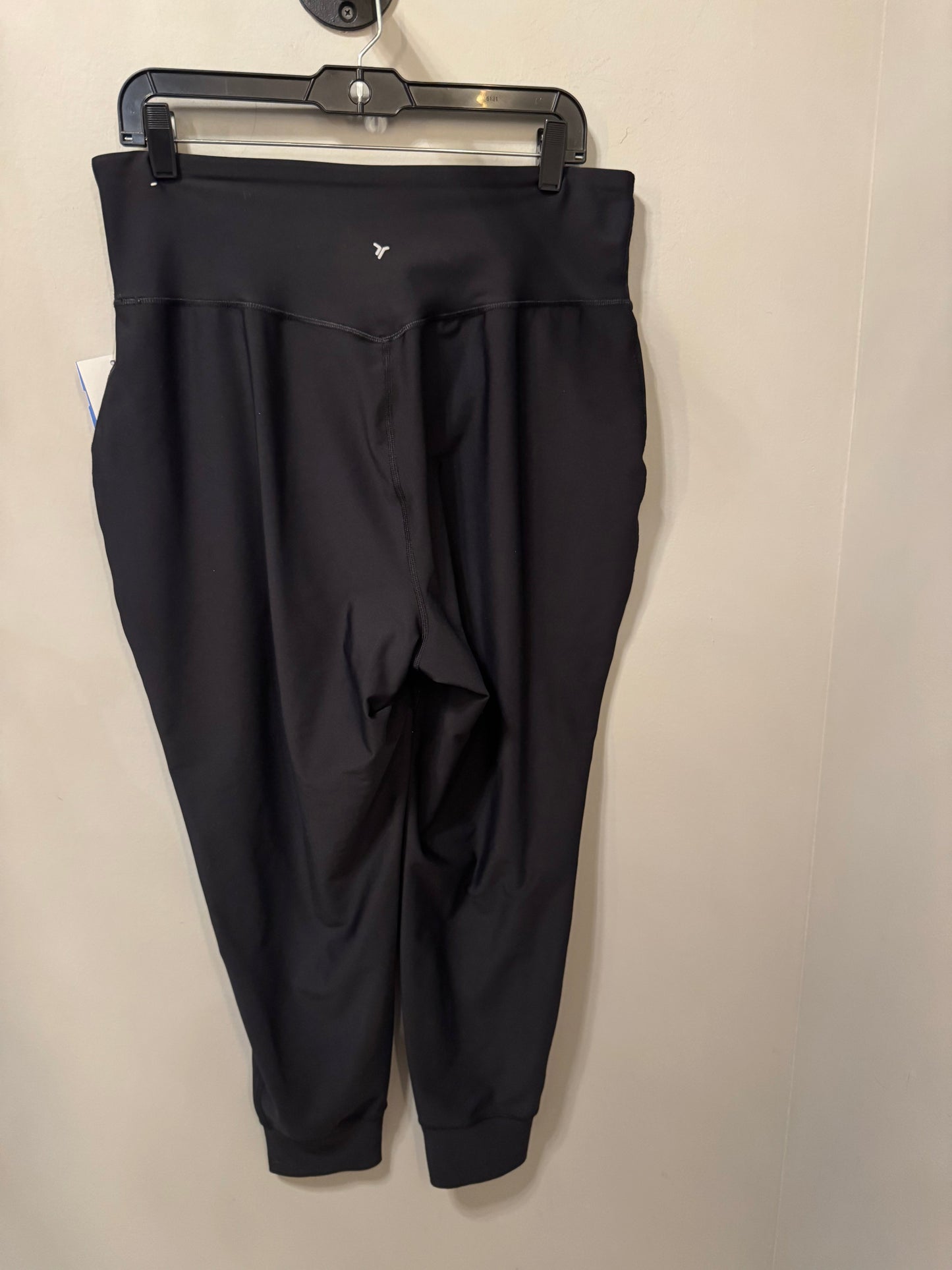 Athletic Pants By Old Navy In Black, Size: 14