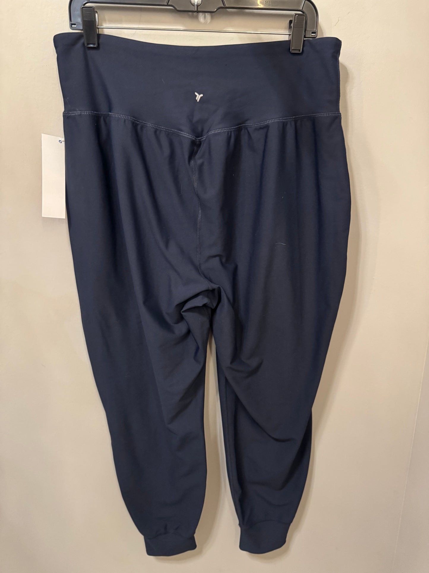 Athletic Pants By Old Navy In Navy, Size: 14