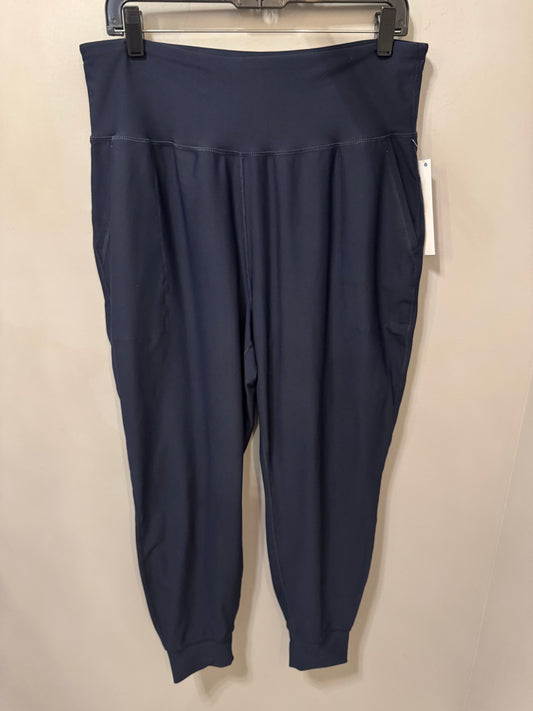 Athletic Pants By Old Navy In Navy, Size: 14