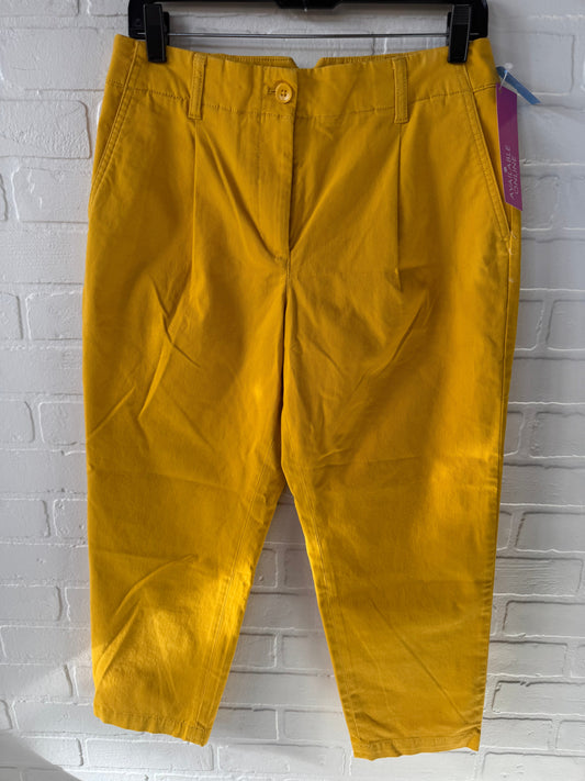 Pants Chinos & Khakis By Talbots In Yellow, Size: 6p