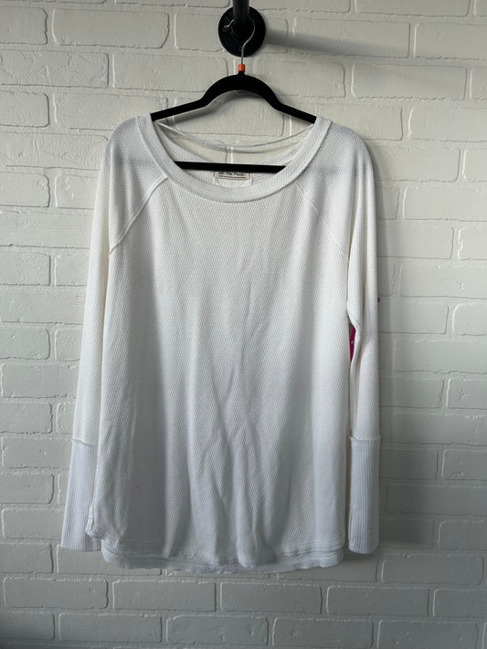 Top Long Sleeve By We The Free In White, Size: L