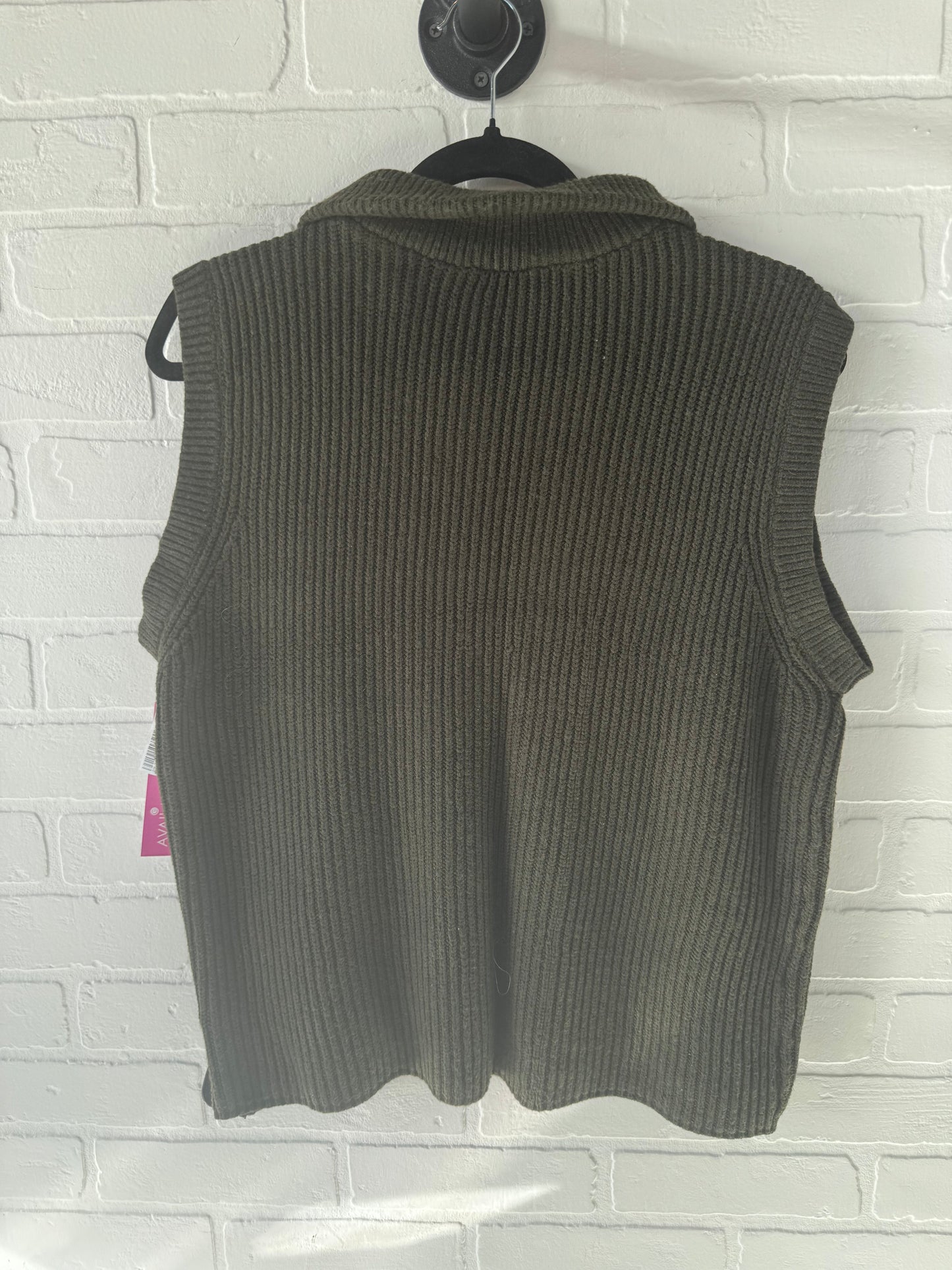 Vest Sweater By Rd Style In Green, Size: M