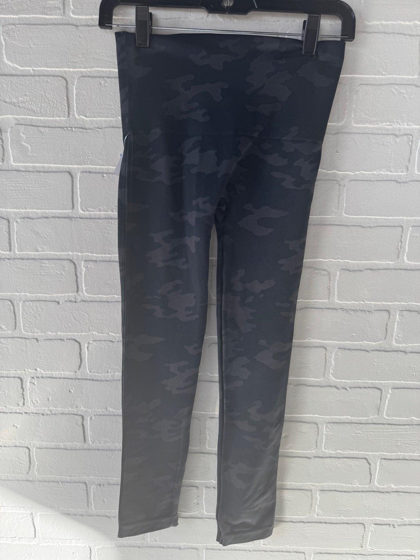 Pants Leggings By Spanx In Black & Grey, Size: 8