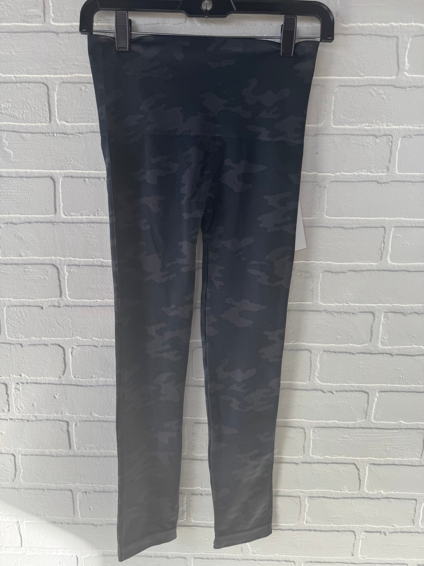 Pants Leggings By Spanx In Black & Grey, Size: 8