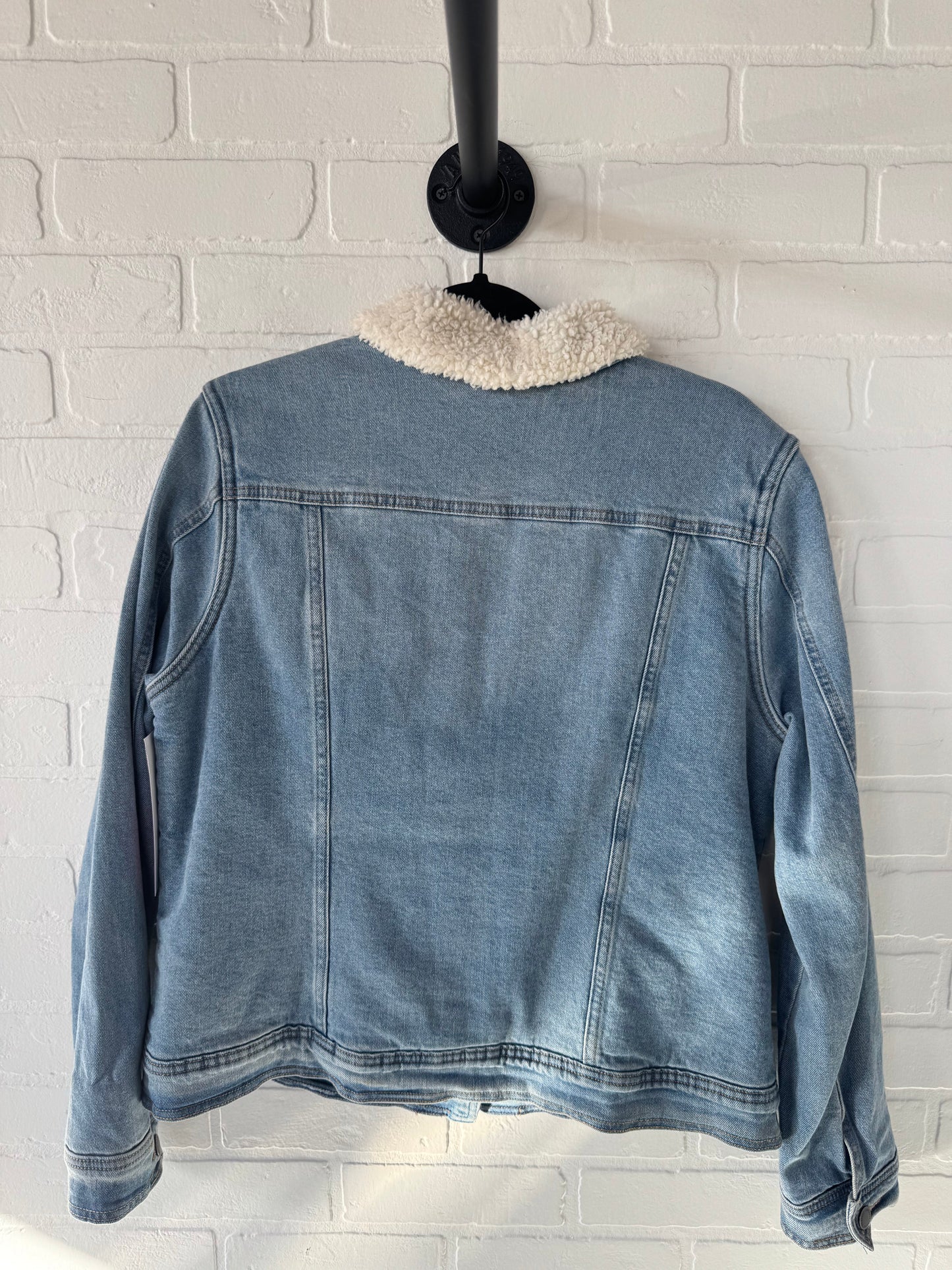 Jacket Denim By Universal Thread In Blue Denim, Size: L