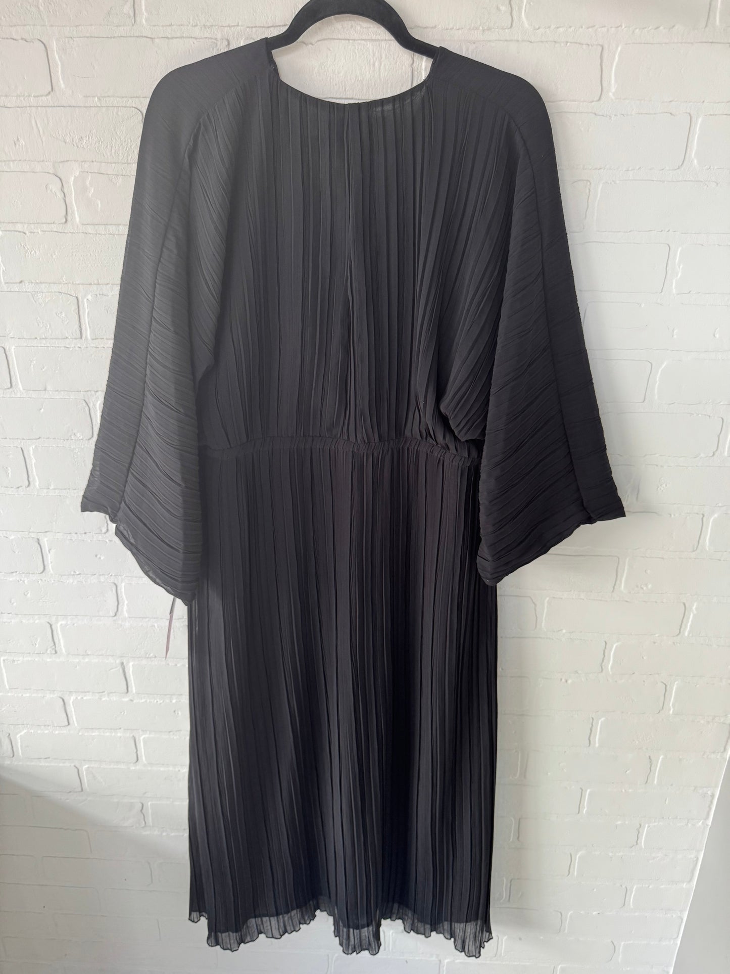 Dress Casual Midi By Zara In Black, Size: S