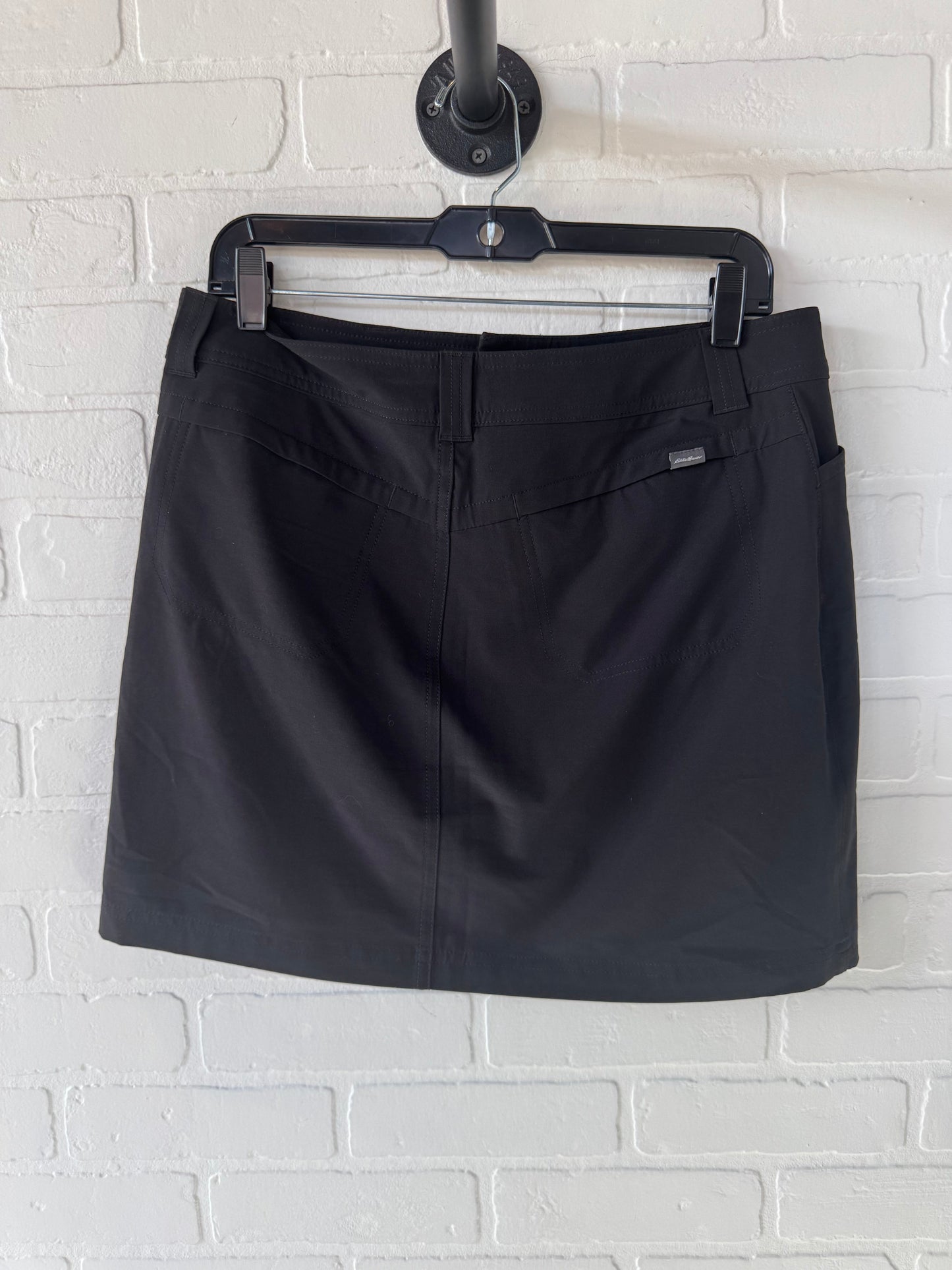 Skort By Eddie Bauer In Black, Size: 8