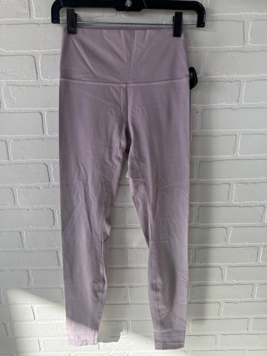 Athletic Leggings By Lululemon In Purple, Size: 4