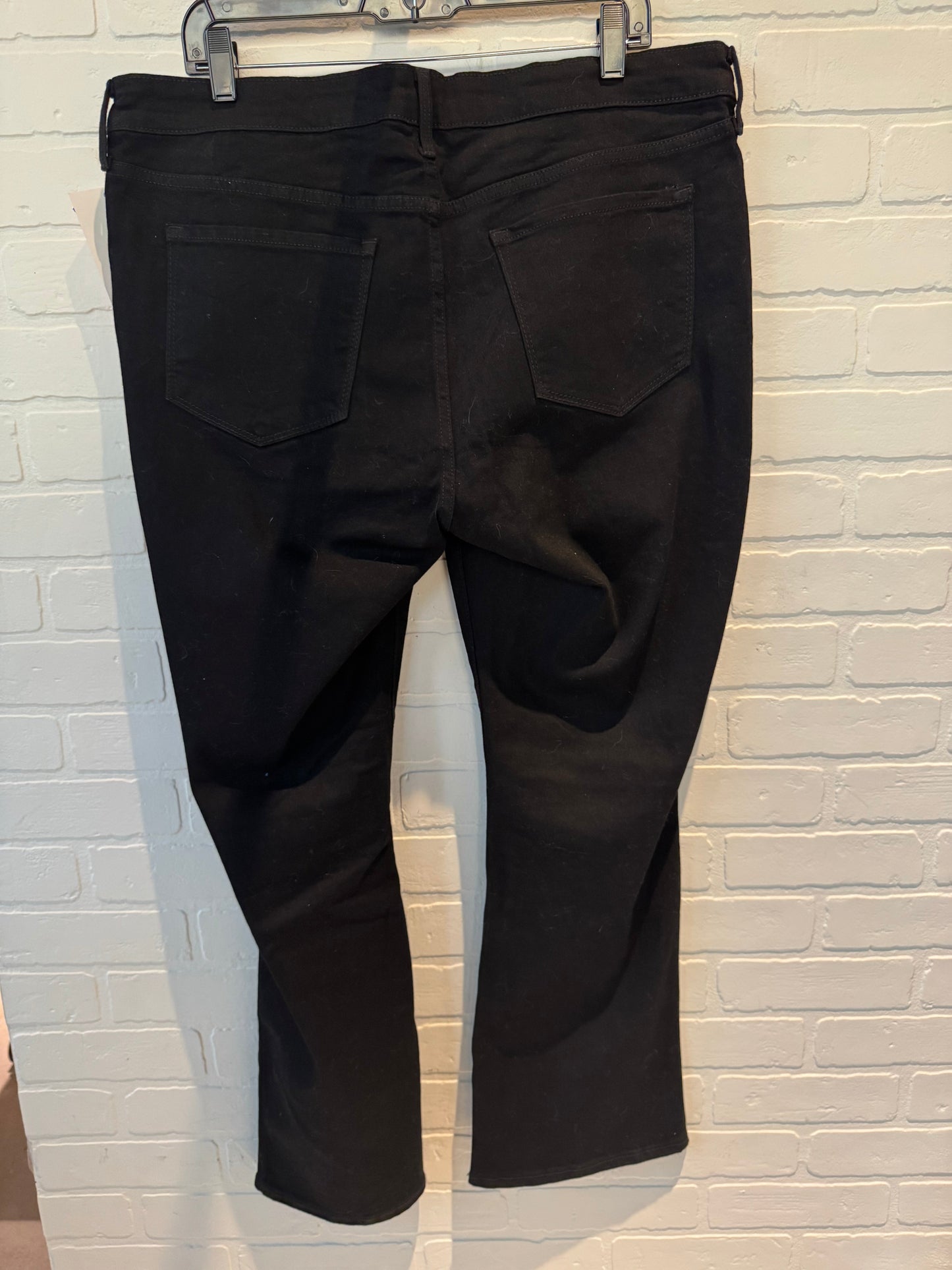 Jeans Straight By Old Navy In Black, Size: 16