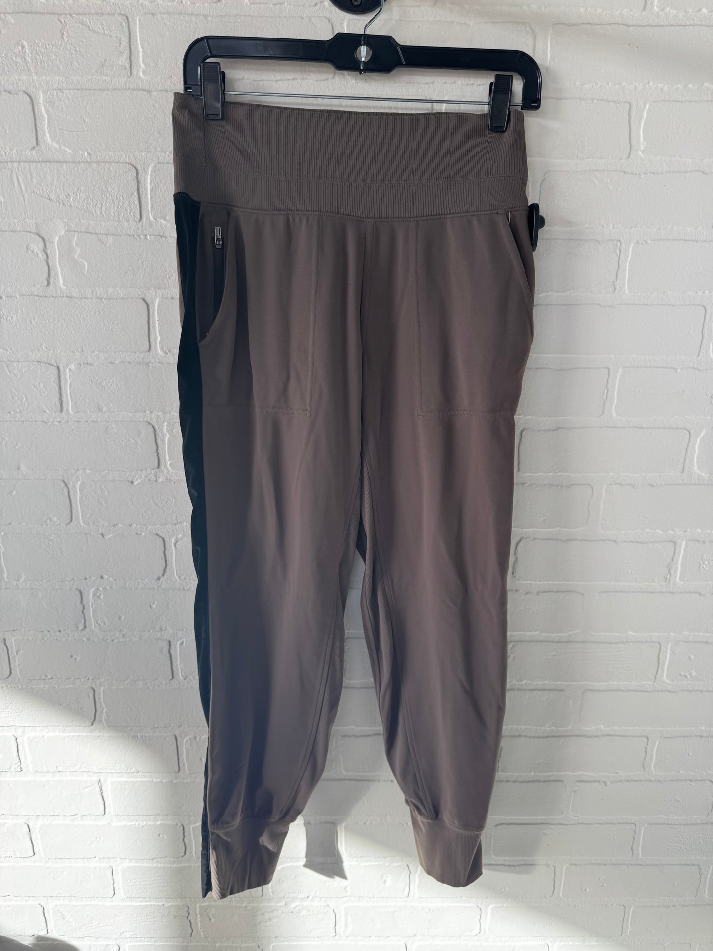 Athletic Pants By Athleta In Black & Brown, Size: 4