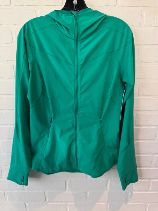 Athletic Jacket By Lululemon In Green, Size: S