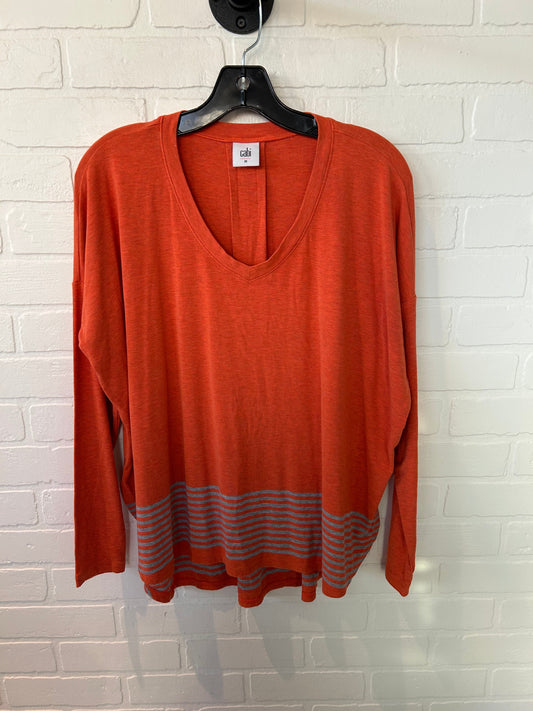 Top Long Sleeve By Cabi In Orange, Size: M