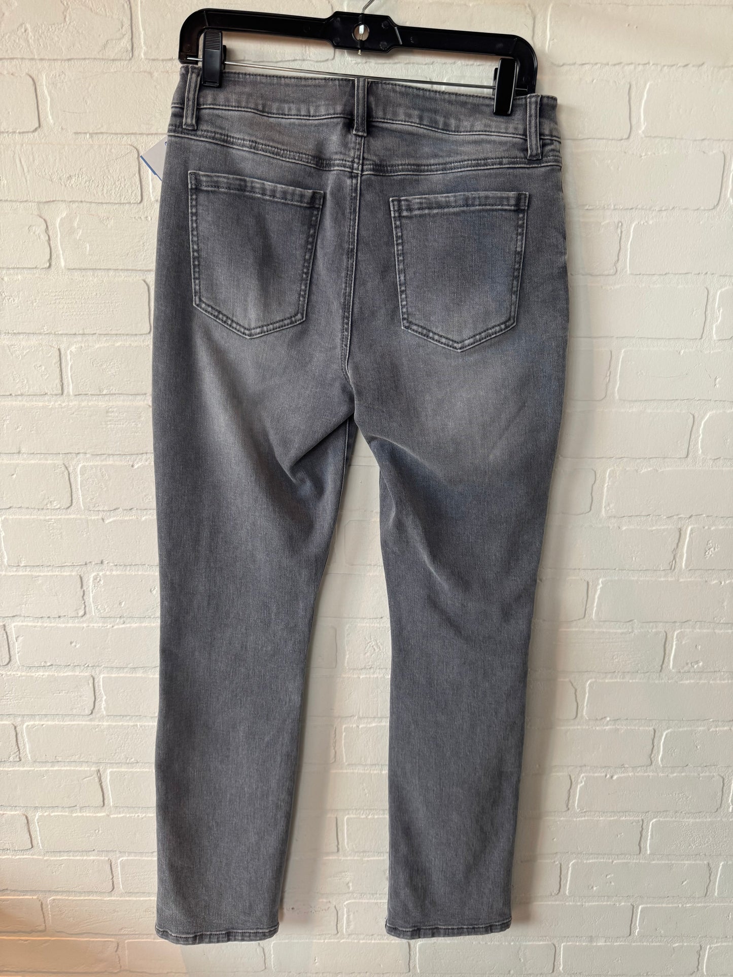 Jeans Straight By Cabi In Grey Denim, Size: 6