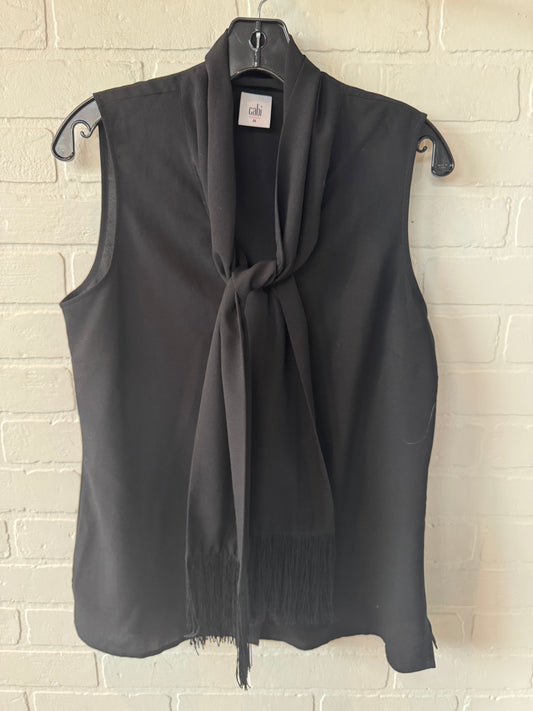 Top Sleeveless By Cabi In Black, Size: M